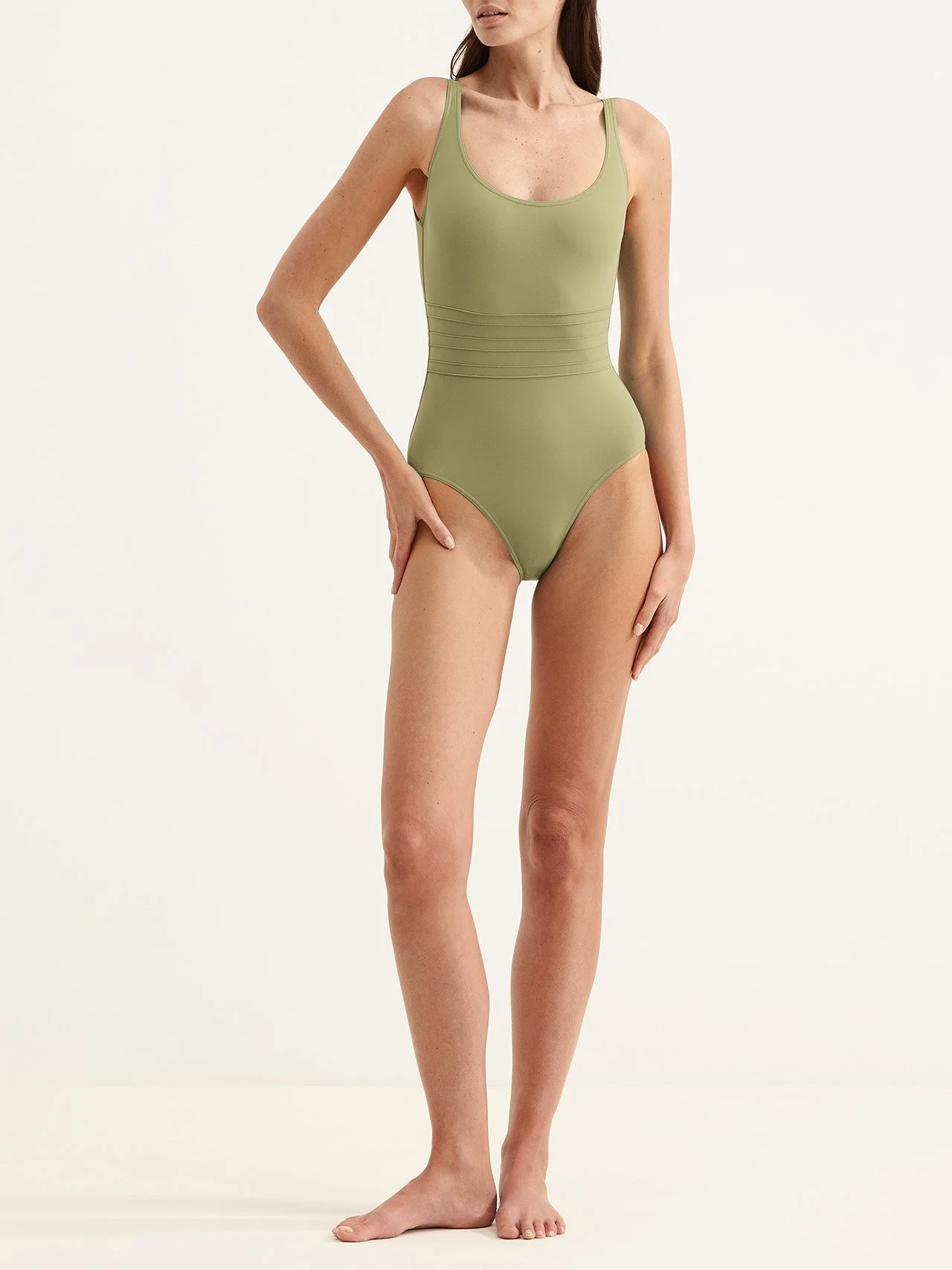 Eres Asia One Piece Swimsuit Alligator Front