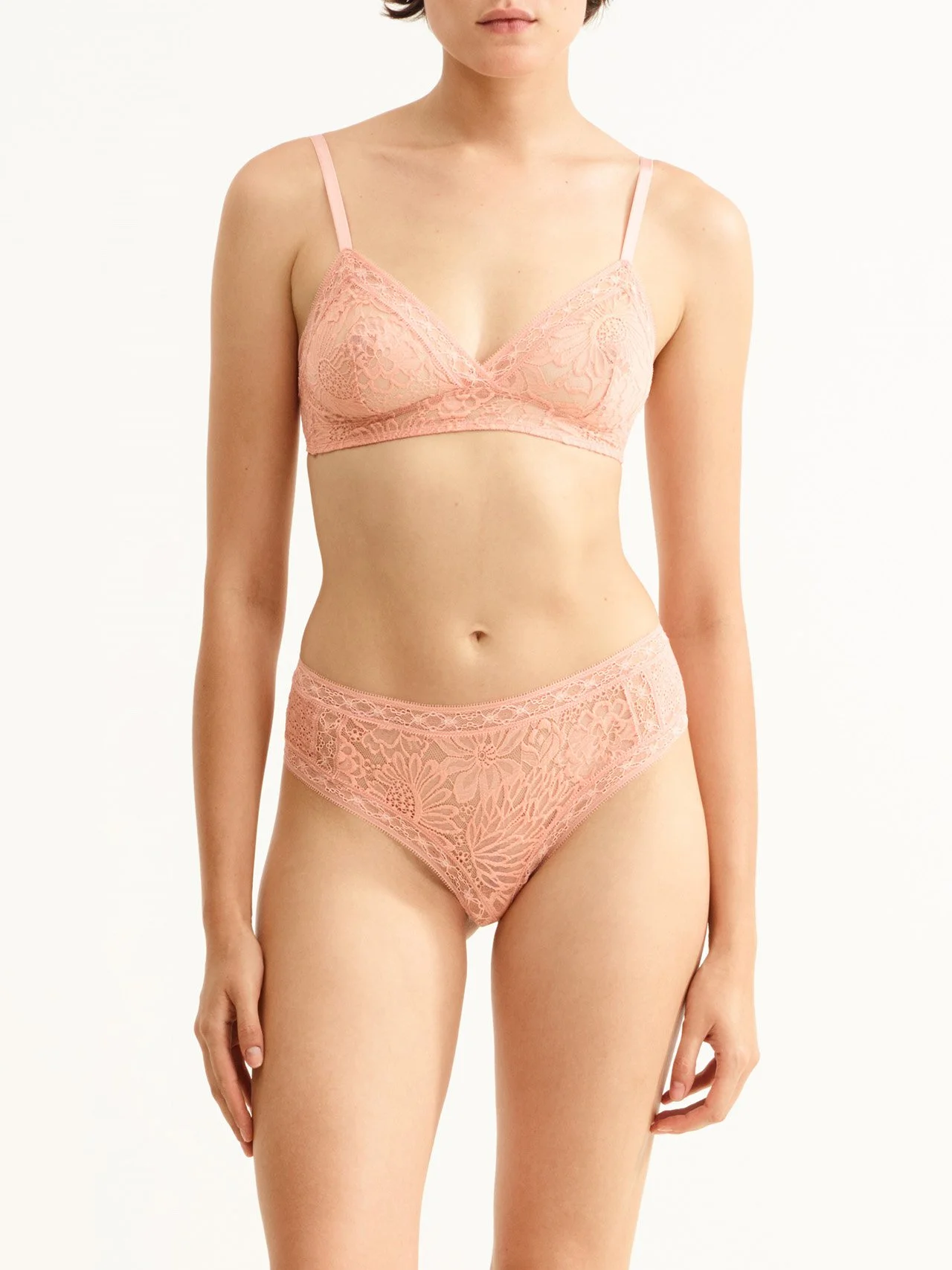 Eres Vestiges Triangle Bra Nue Front Crop