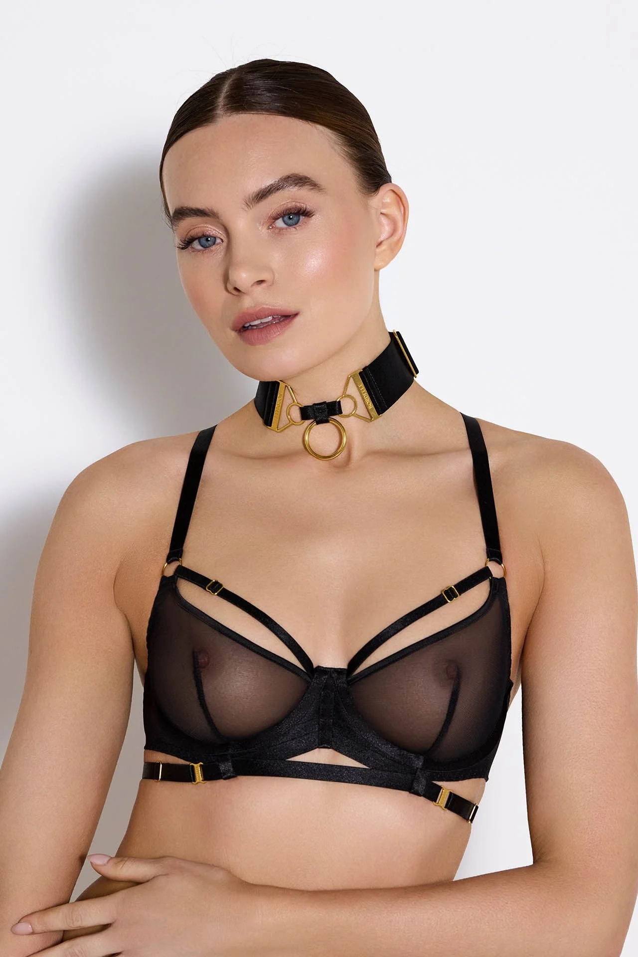 Bordelle Signature Balconette Wire Bra Front Crop