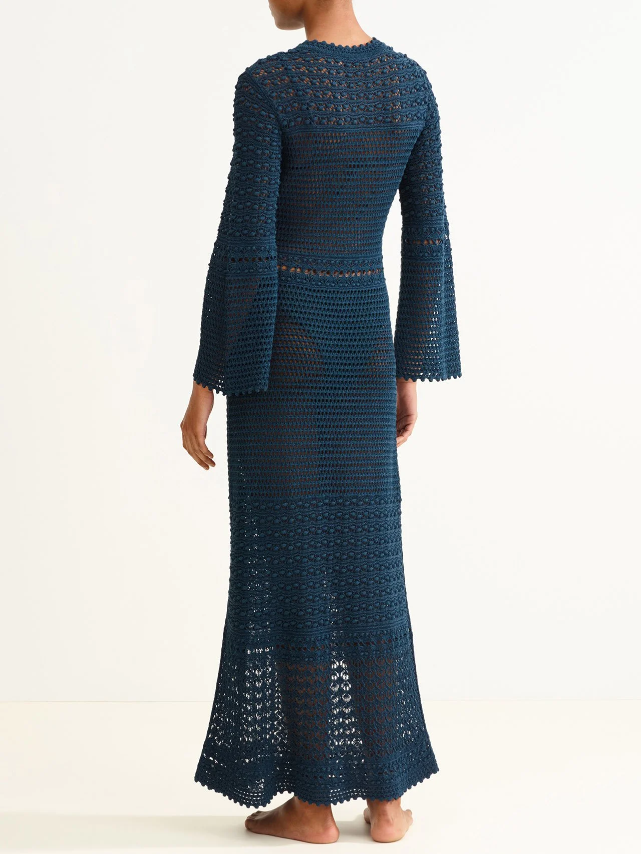 Eres Madone Long Dress Ocean Back