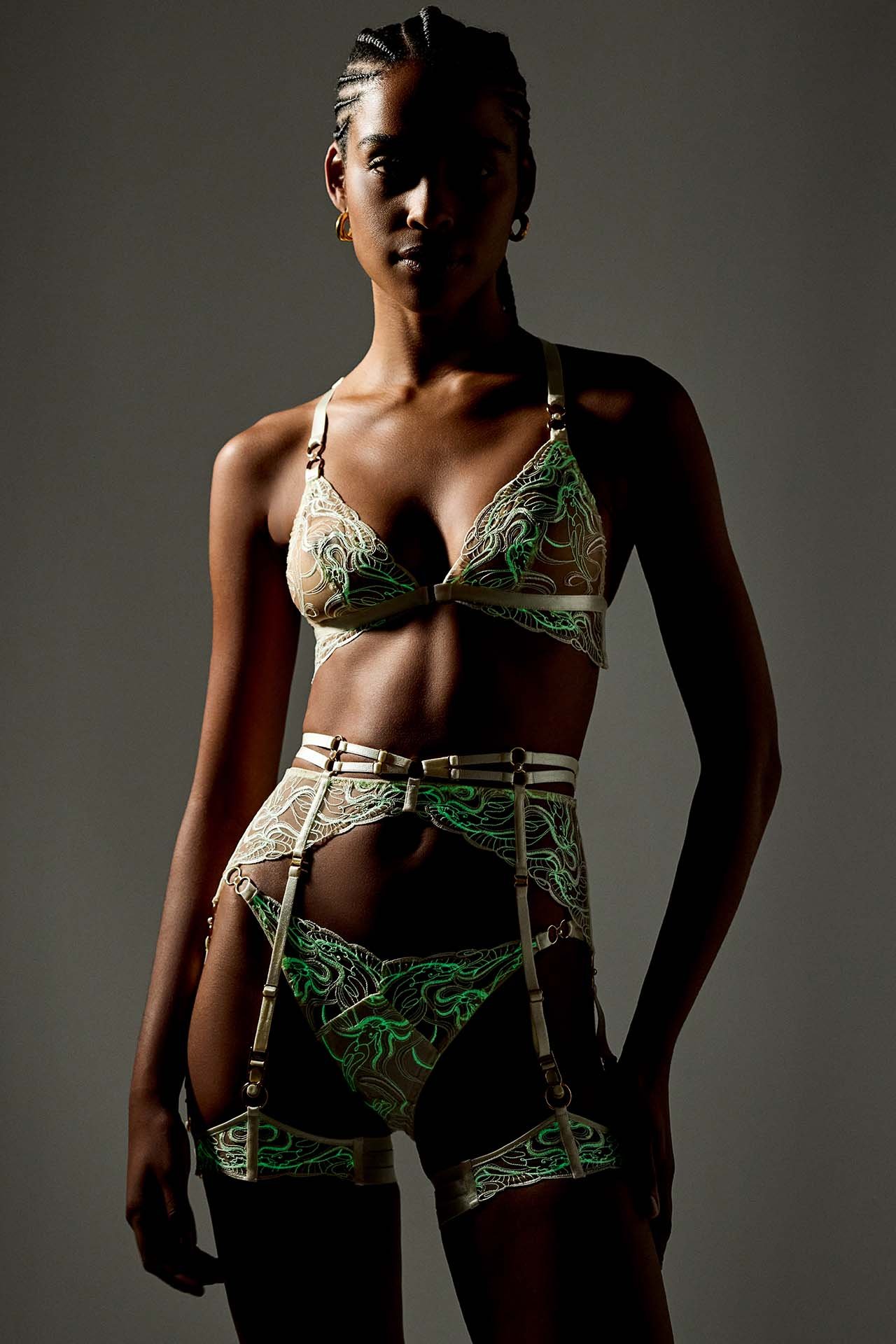 Bordelle Pearl Soft Cup Bra Cream GLOW