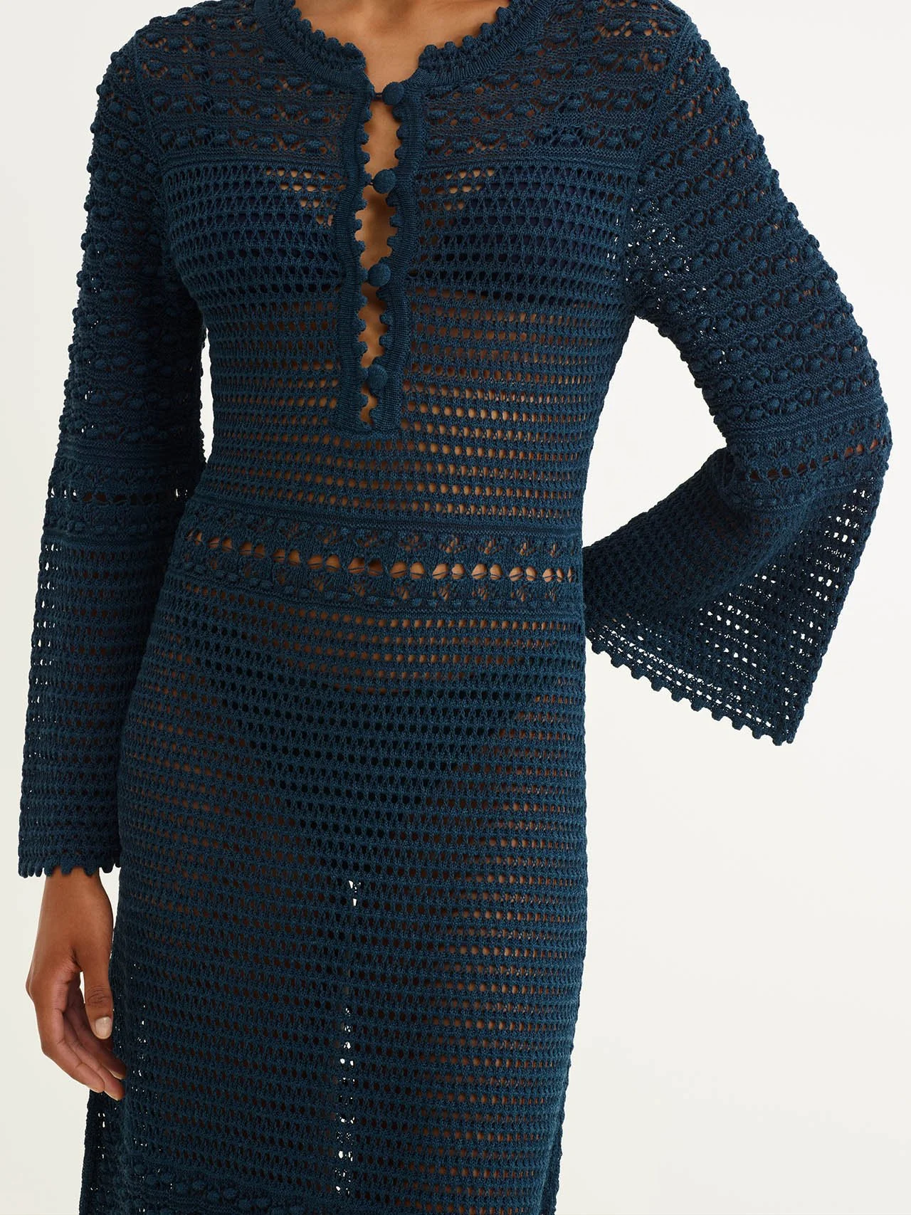 Eres Madone Long Dress Ocean Front Crop