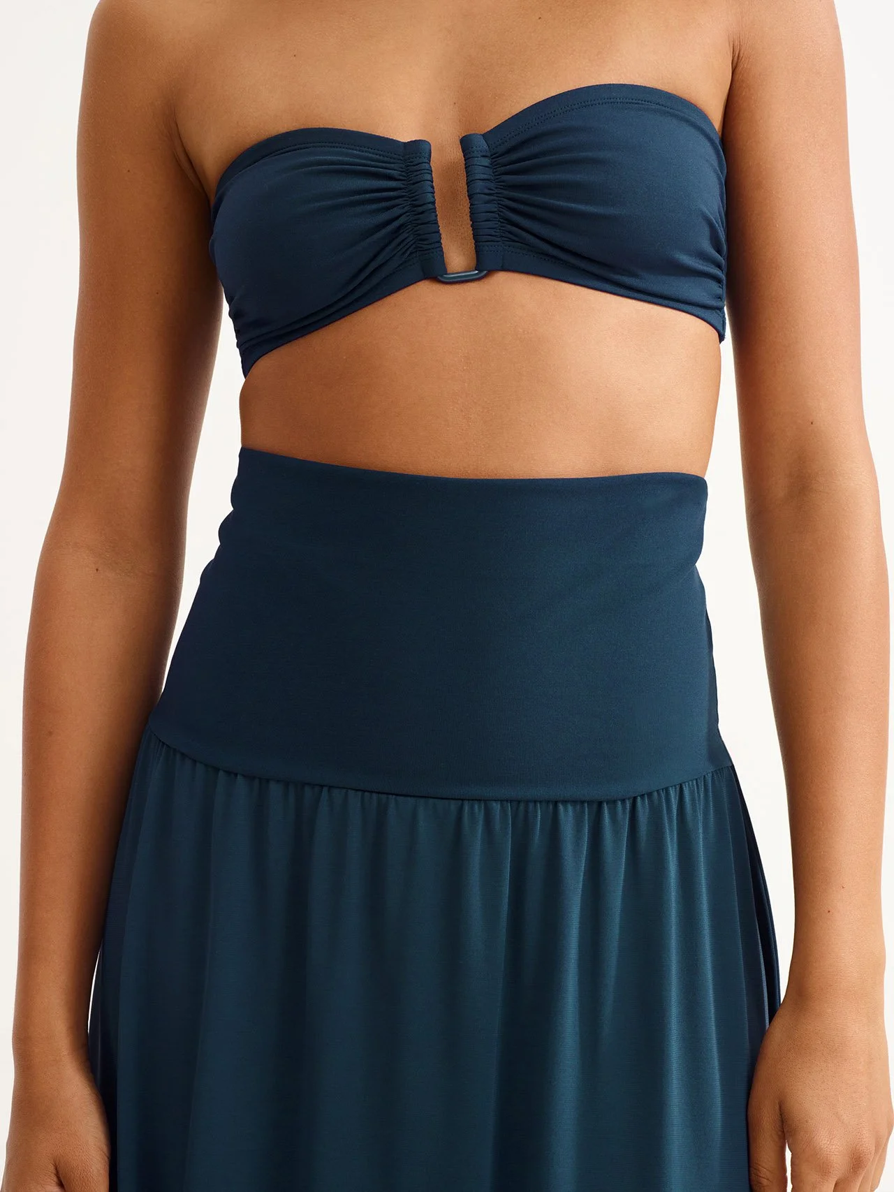 Eres Oda Long Dress Ocean Front Crop