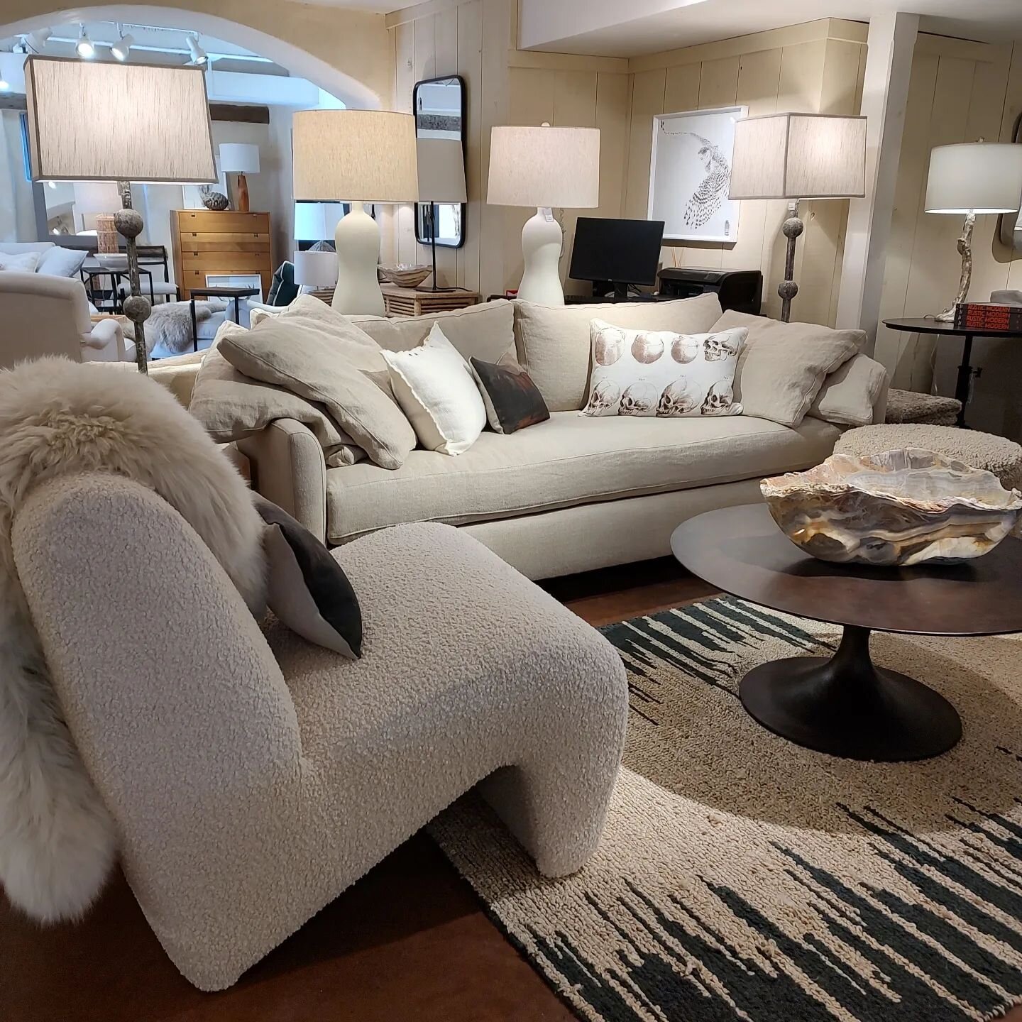 Our amazing and extensive chair collection is getting raves from clients!  Come in soon to select your pair.  Immediate delivery.  #fauxfur #fauxsherpa #performancefabric ##openeveryday #newprestonct #washingtonbusinessassociation