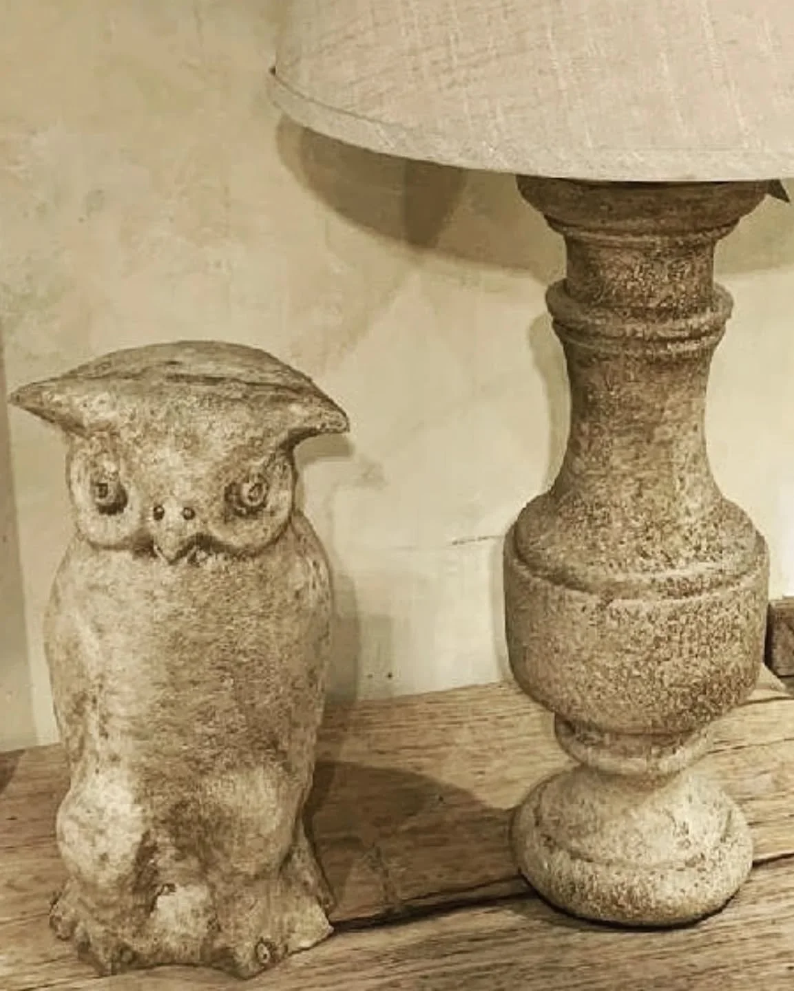 Our stone owls and lamps are perennial best sellers.  Artisan made in the USA.  #wise #hoot #stoneart #frenchstyle #newdelivery #openeveryday #newprestonct #smallbusiness #shoplocal