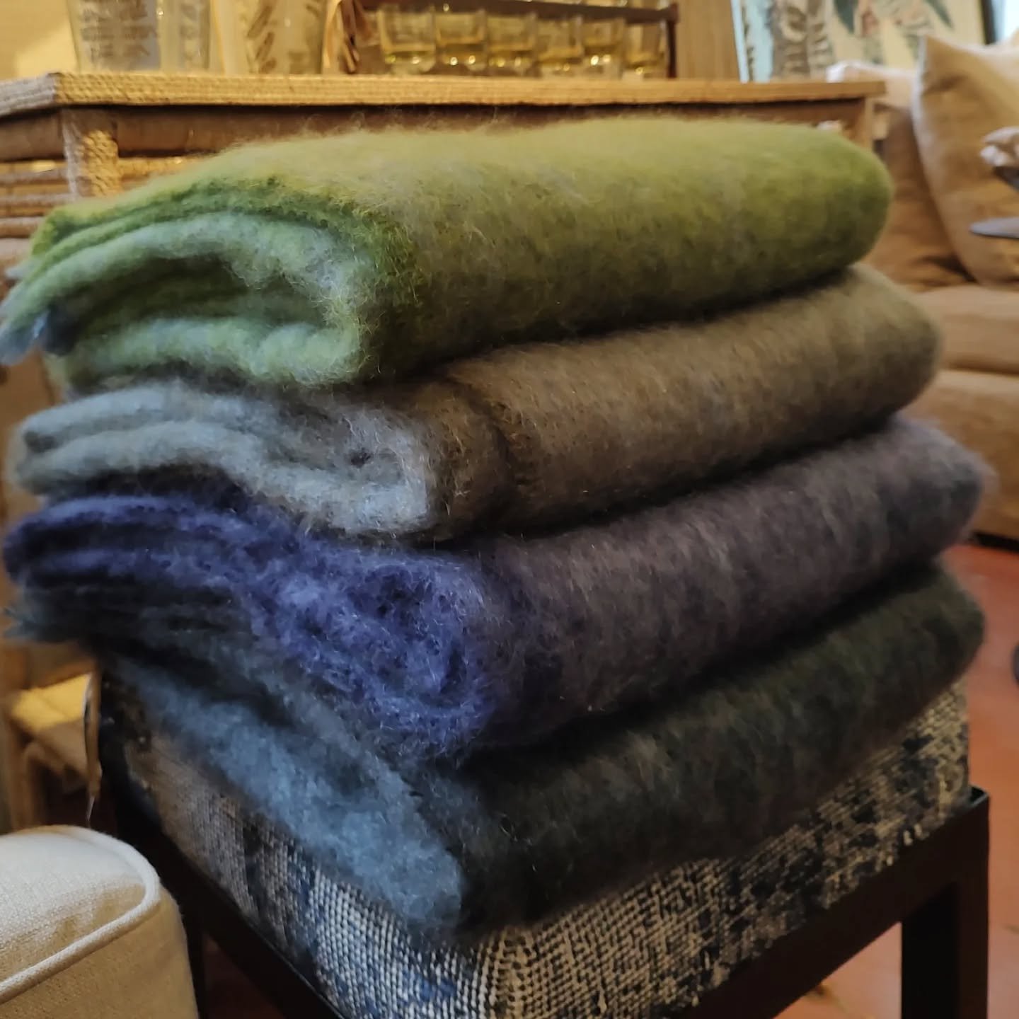 Beautiful Alpaca Throws!  Great gift.  Or buy a couple for yourself!  Luxurious and cozy. #holidaygifts #openeveryday #38 years #newprestonct #villagelife