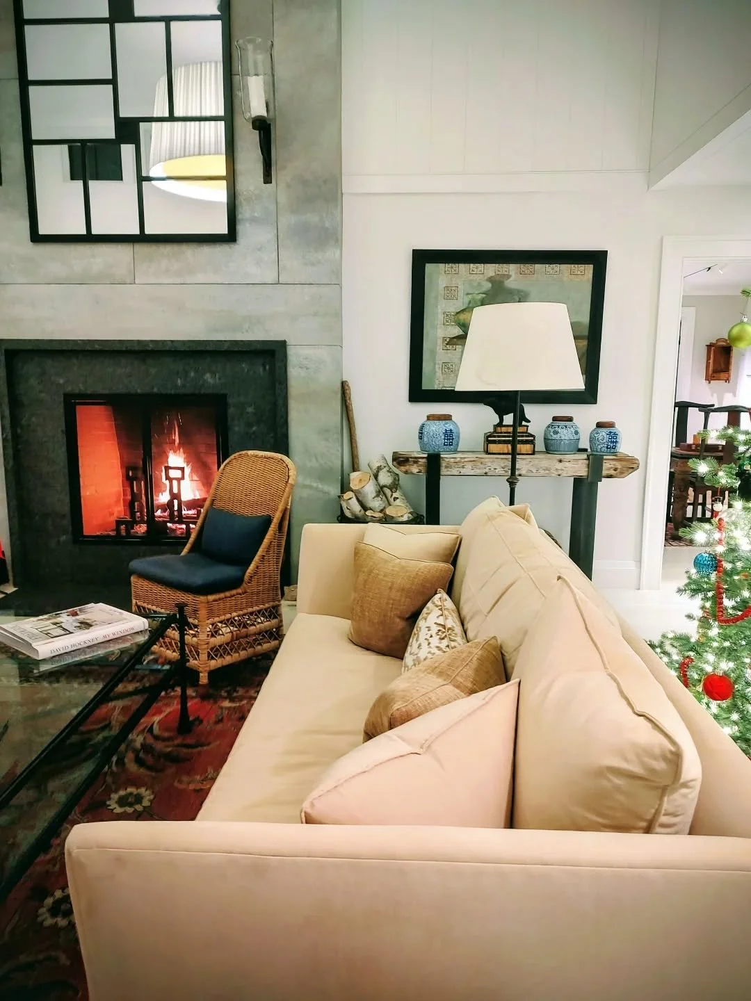 So nice to see a sofa we sold over ten years ago when visiting friends!  @myciscohome Seda Sofa is still going strong.  Buy quality and live with it for life!  #sustainableliving #heirloom #openeveryday #newprestonct #giftsforall