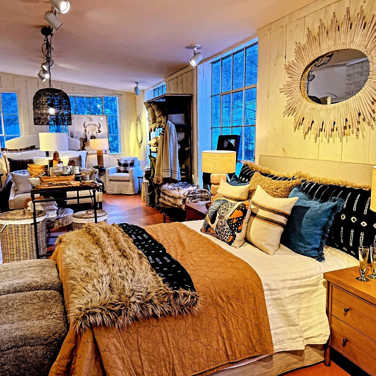 Linen Room restocked.  Luxury organic and sustainable bedding.  @libeco_home @cozynomaddesigns @coyuchi @lissoylinen #openeveryday #newprestonct