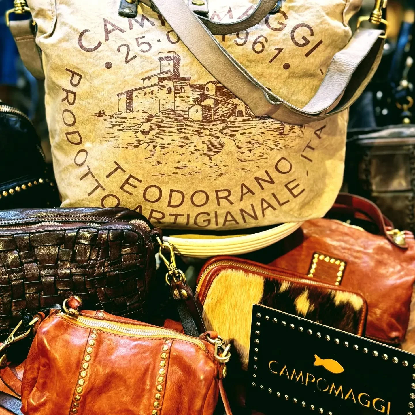 Campomaggi leather and canvas bags made in Italy.  @campomaggi_bags #artisanmade #oldworldquality #openeveryday #newprestonfalls