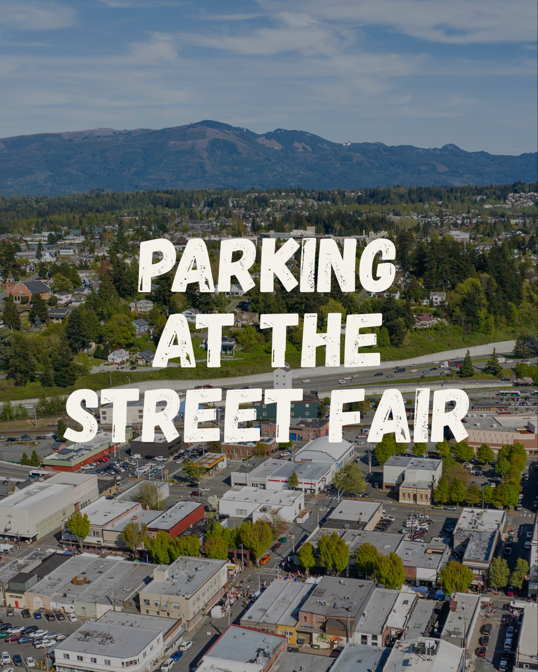 Parking at the Tulip Festival Street Fair