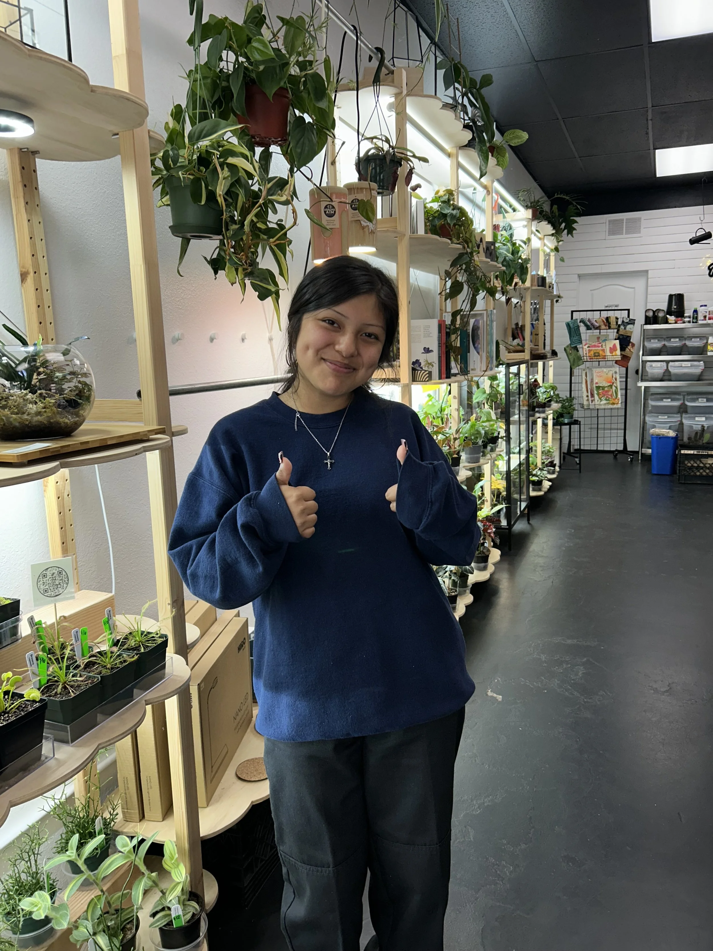 Yuliana Garcia Martinez, intern at Arrows Aim Greenhouse &amp; Supply Co.