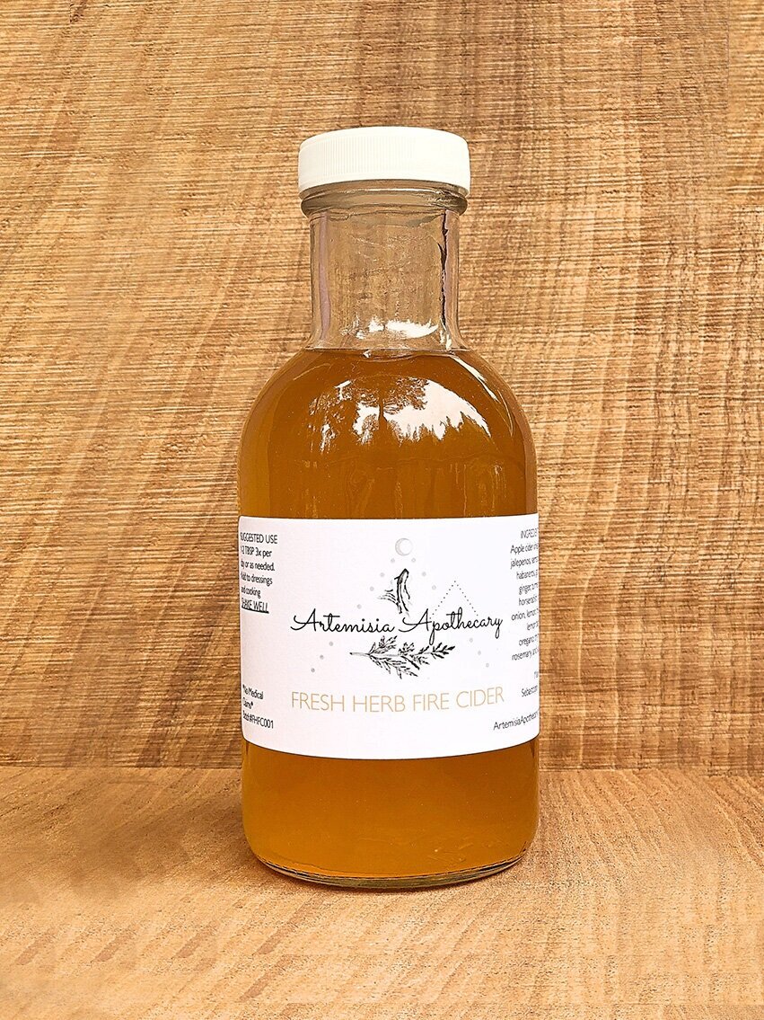 Fresh Herb Fire Cider
