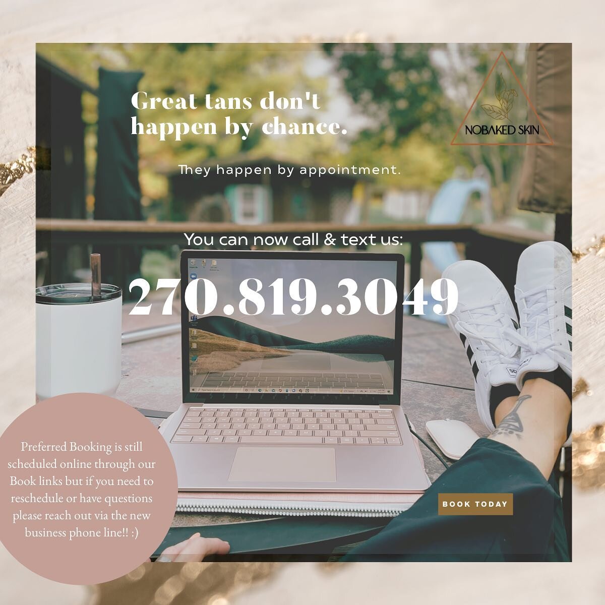 Call me, beep me, if you wanna reach me&hellip;No, too old?!🤪
&bull;
Anyways, Nobaked Skin has a new business phone line and I think(I hope) this will help everyone; I know it will help me keep up!🙌🏼Moving forward&hellip;
➕ PLEASE USE THIS PHONE N