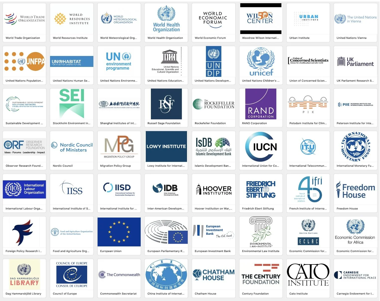 We cover thousands of organizations