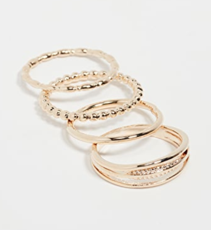 Jules Smith   stacked ring set