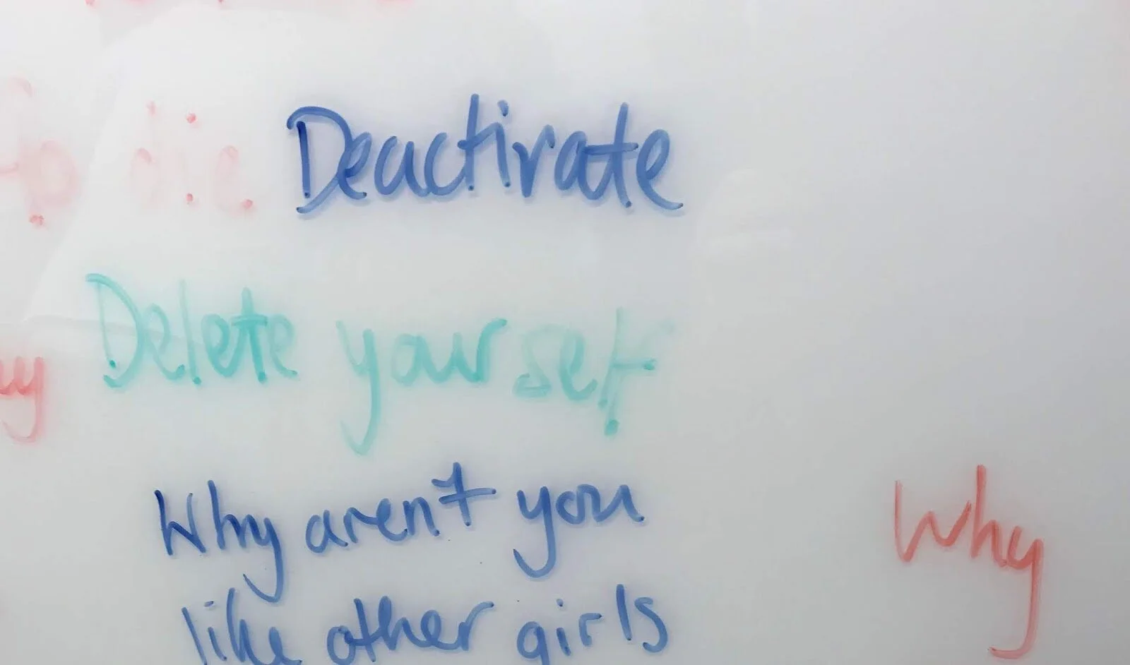 The experience shared on the whiteboard inspired the pivotal locker sequence.&nbsp;&nbsp;