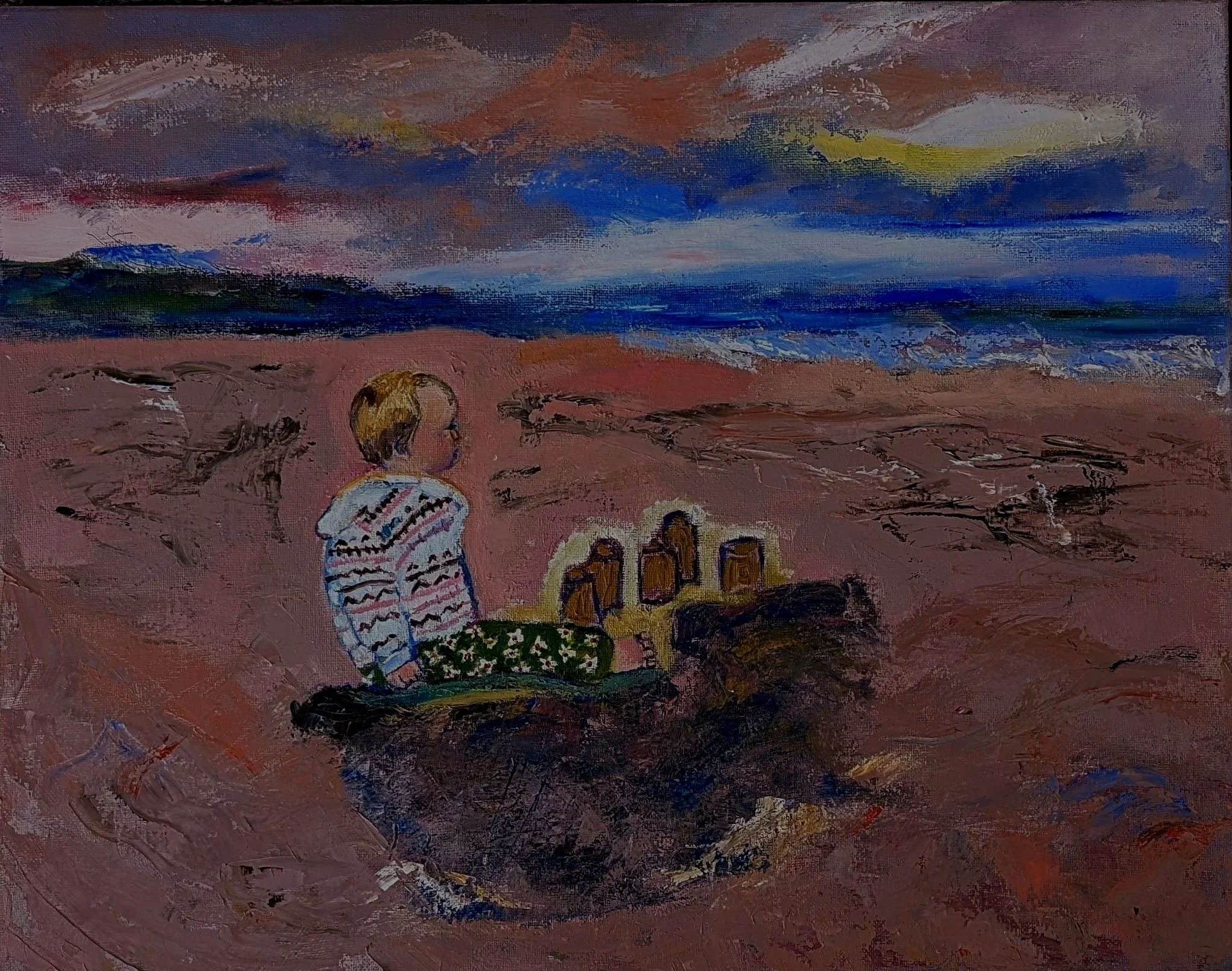 Inverin Beach 
Oil on canvas
 76 cm W x 50 cm H
350.00