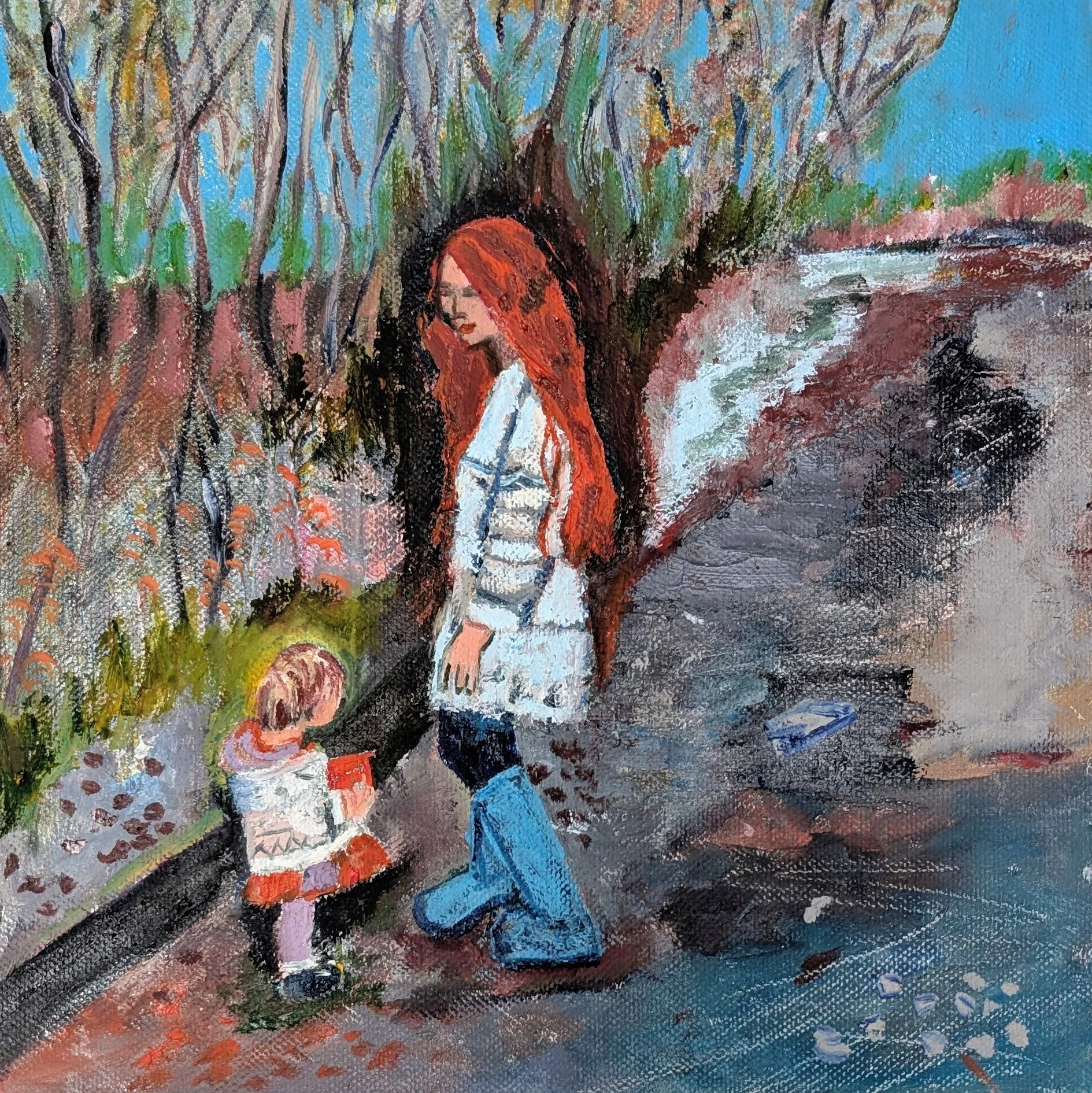 Deirdre and Eabha Mae
Roscahill
Oil on canvas
25cm x 25cm
150.00
