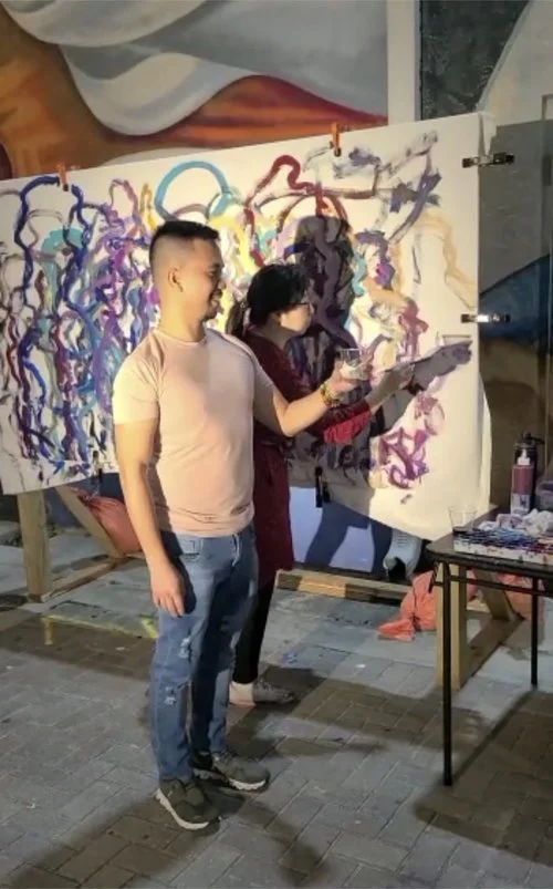 Tracing Shadow Painting with the Community