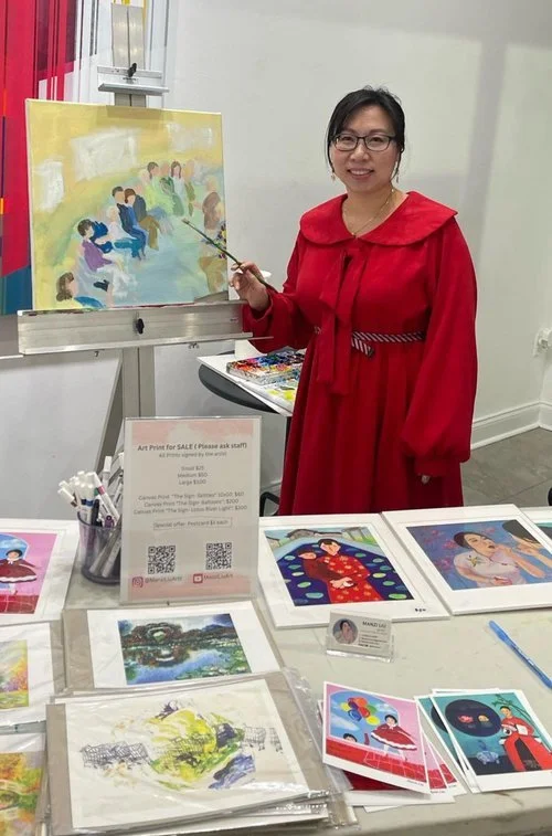 Brushstrokes in Harmony: Live Event Painting at a Jazz Concert # Taste of Jazz