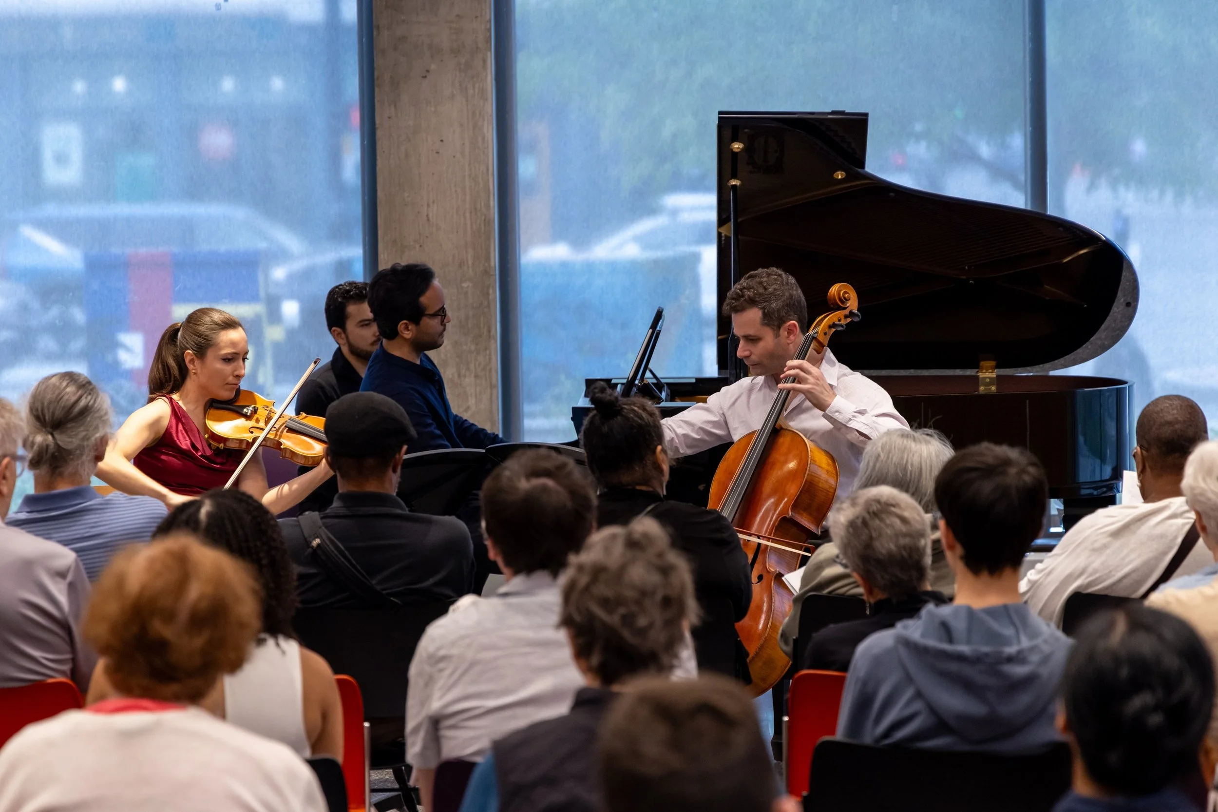 Beautiful photos from the closing concert of the @roxburyconcertseries co presented by @vivoperformingarts featuring @sophiaszokolay @mkcello and @carlosvpiano 

A heartfelt thank you to everyone who joined us and supported this special event. Your p