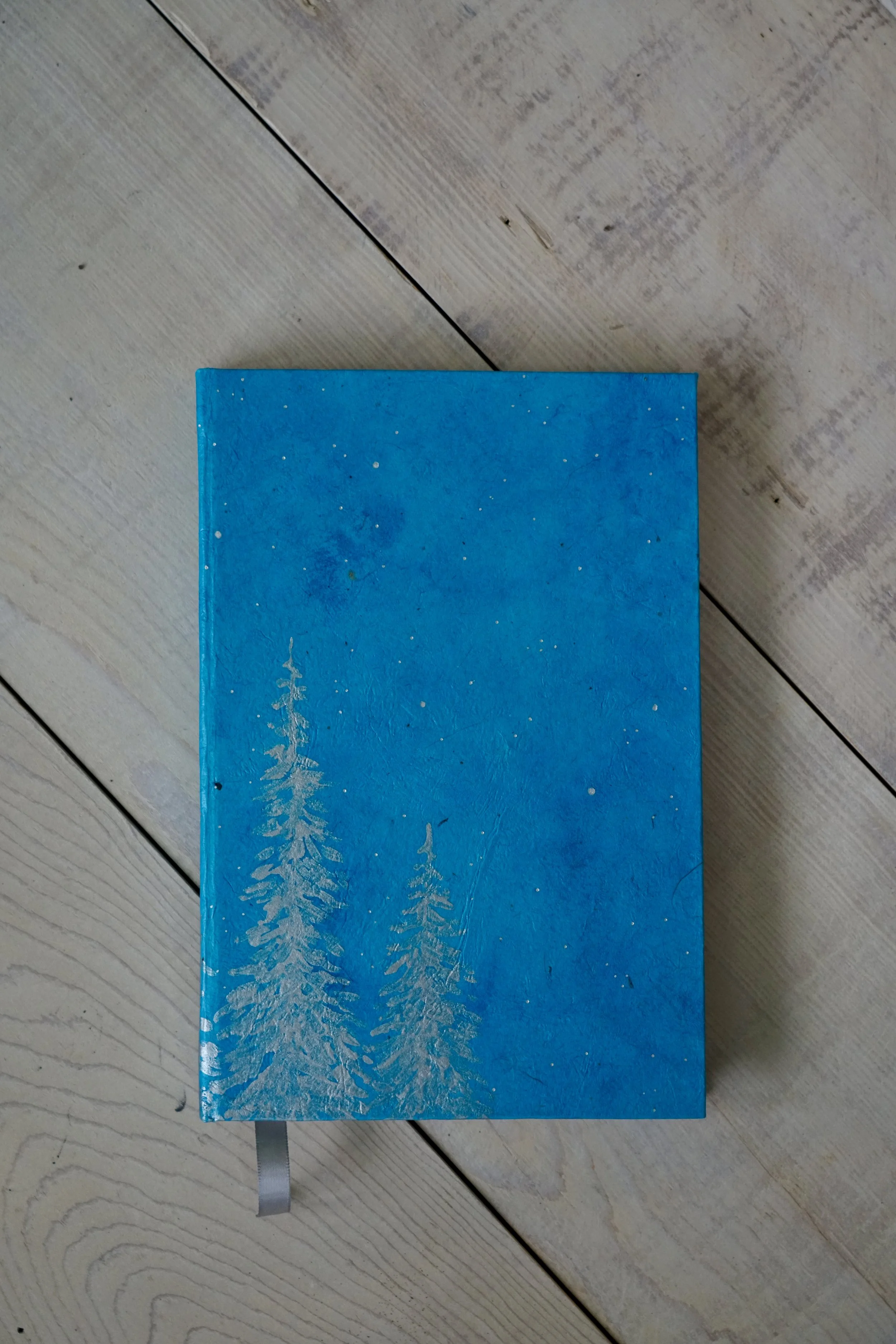 Frosted Trees Watercolor Sketchbook