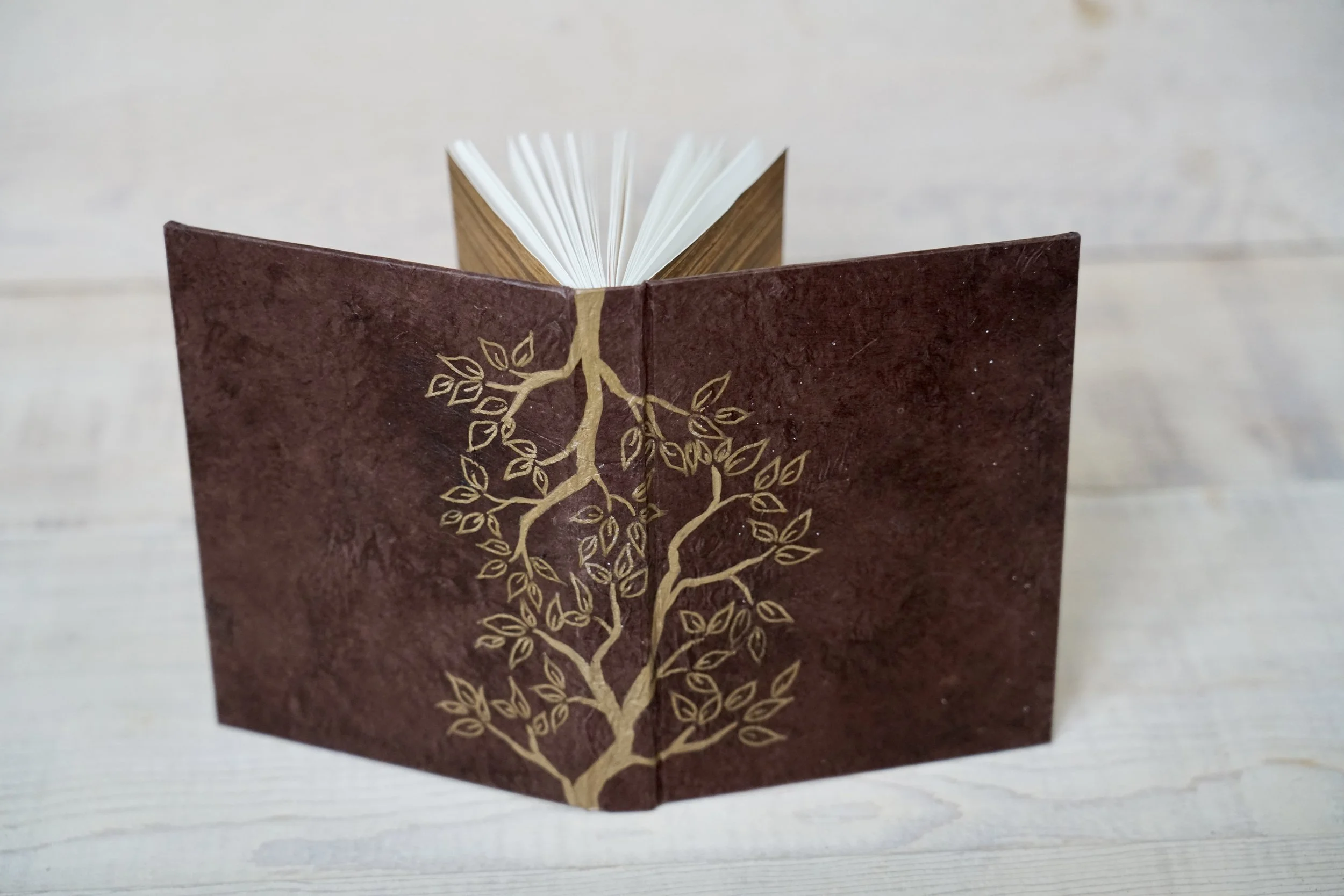 Golden Leaves Sketchbook