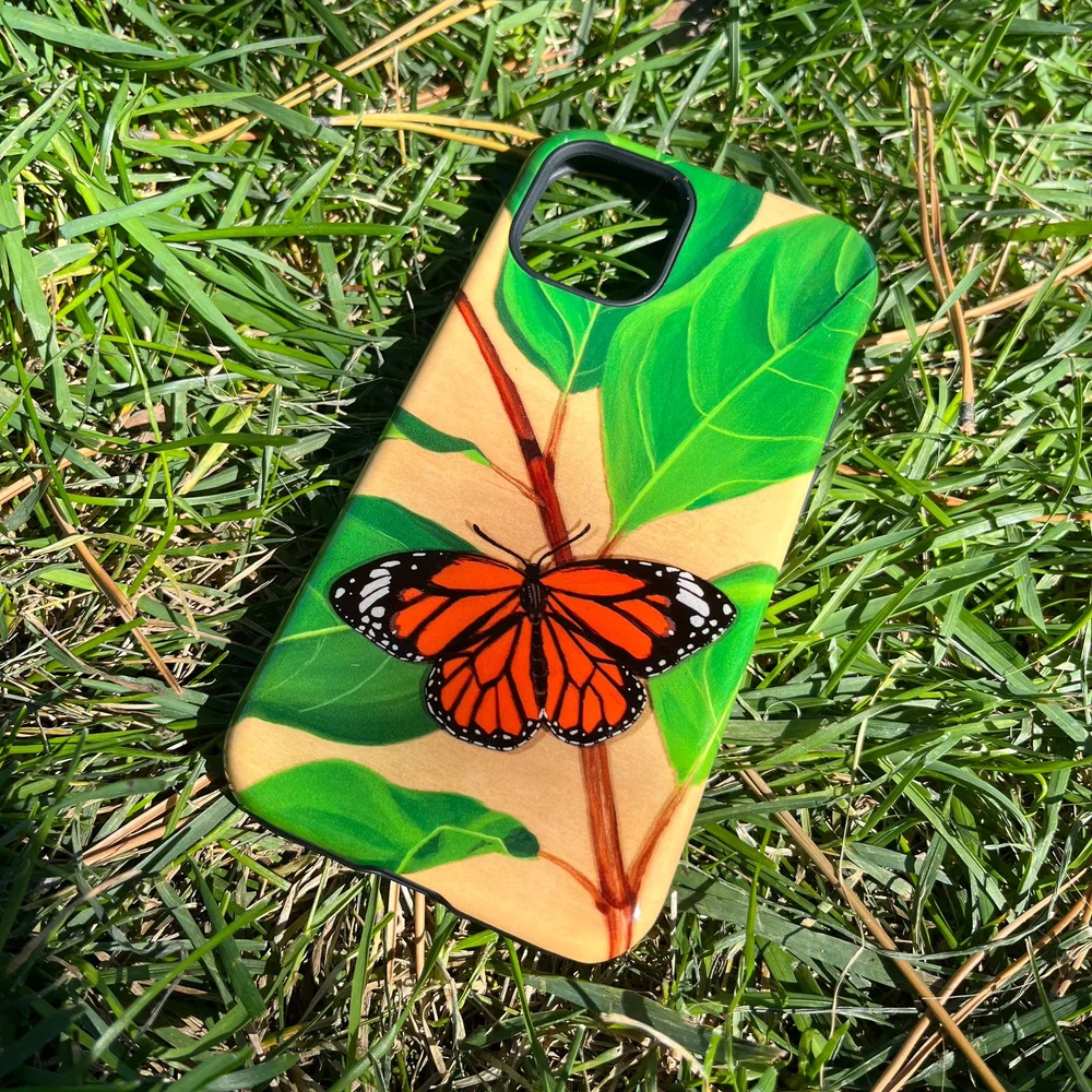 Tough iPhone Butterfly Case  Art by Nems
