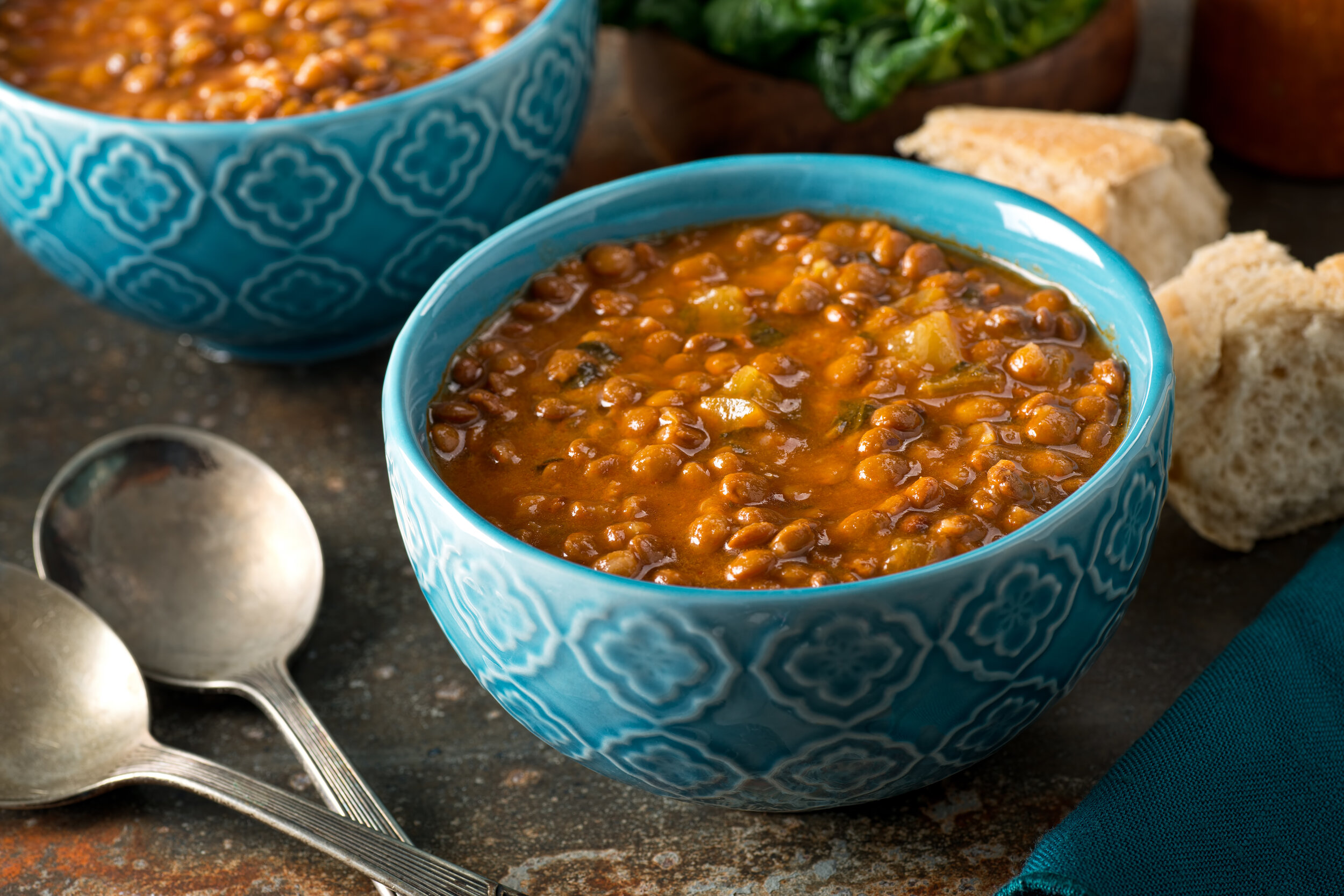 Curry lentil stew