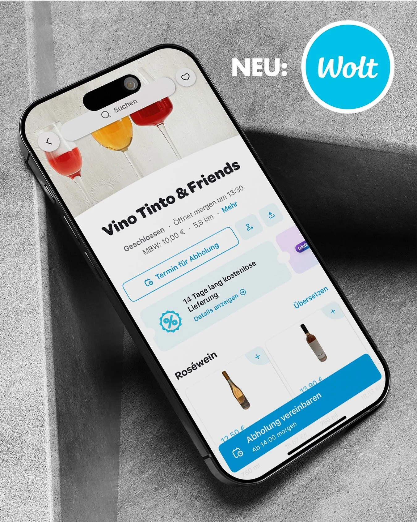 Friends, wir sind jetzt auf @wolt.deutschland! 🥂📱 Ab jetzt gibt’s Vino Tinto & Friends ganz easy per App – Weine, die du liebst, direkt zu dir nach Hause oder zum Mitnehmen bestellt. Egal ob Couch-Date, Park-Picknick oder Feierabend