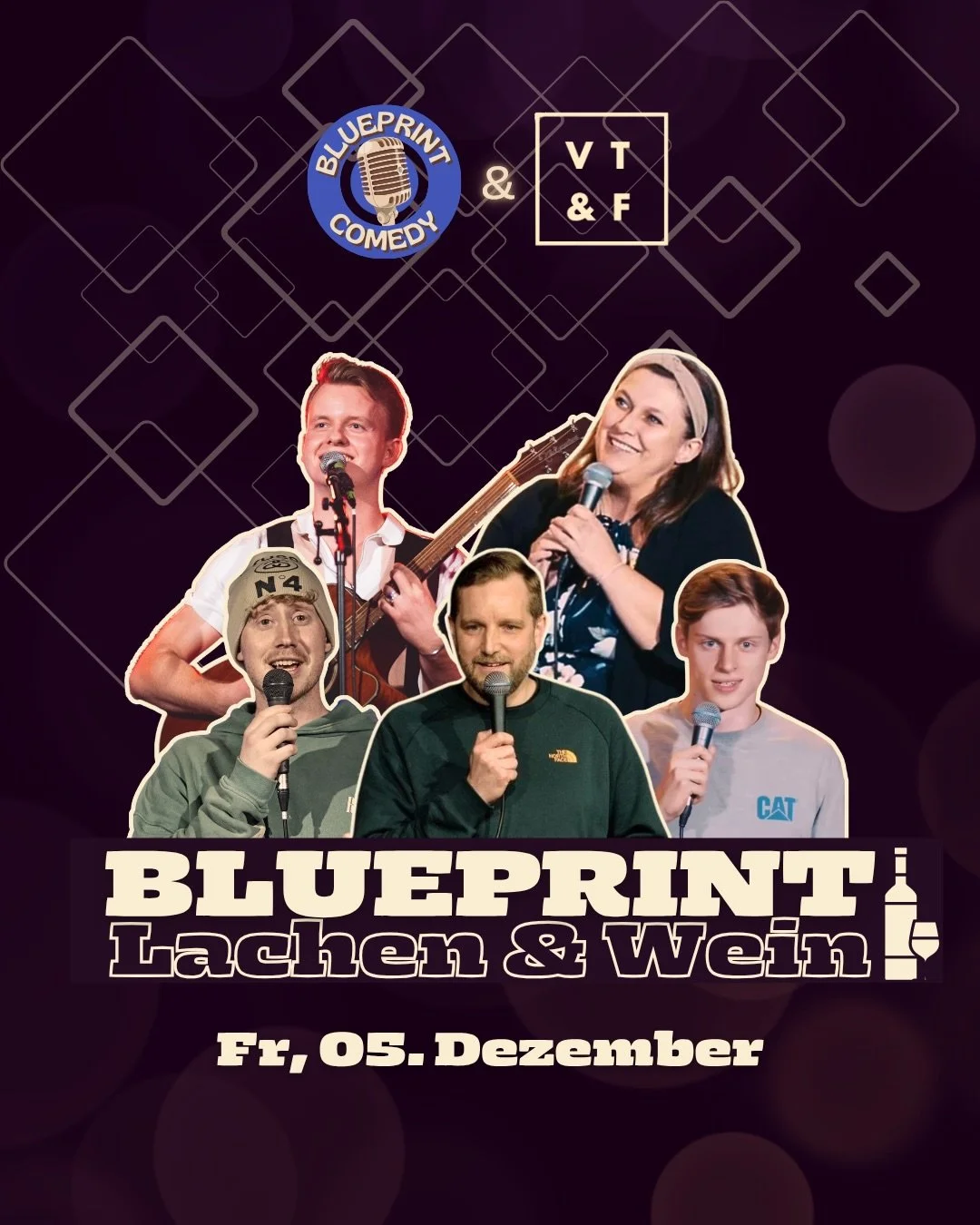 Friends, macht euch bereit: Wir schenken euch am 05. Dezember ein Glas voller Lachen ein. @blueprintcomedy &ndash; Lachen &amp; Wein feiert Premiere bei uns im Vino Tinto &ndash; und wir k&ouml;nnten uns keinen besseren Ort vorstellen. Aus unserem La