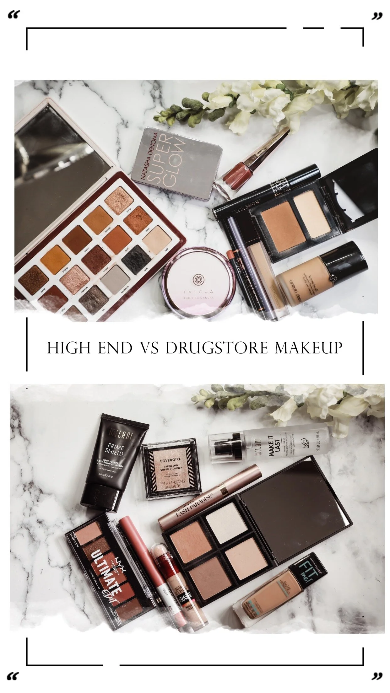 Is it worth it to buy high end makeup over drug store?