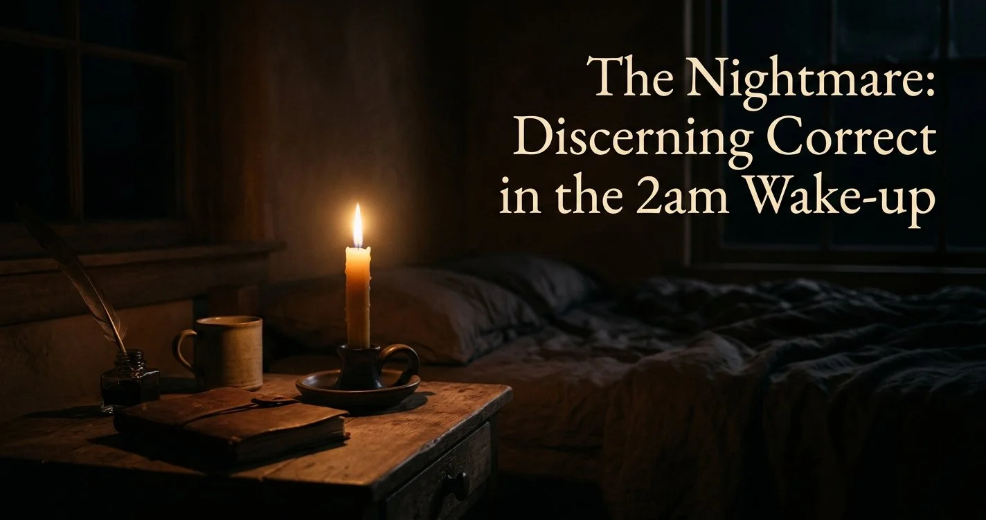 E.2-17: The Nightmare or the Dark Dream: Does the Soul Send What Frightens You?