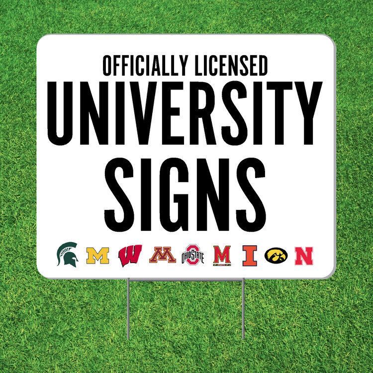Colleges &amp; Universities Lawn Signs