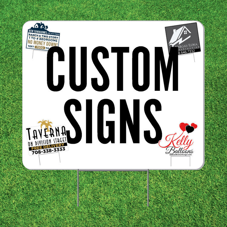 Customized Lawn Signs