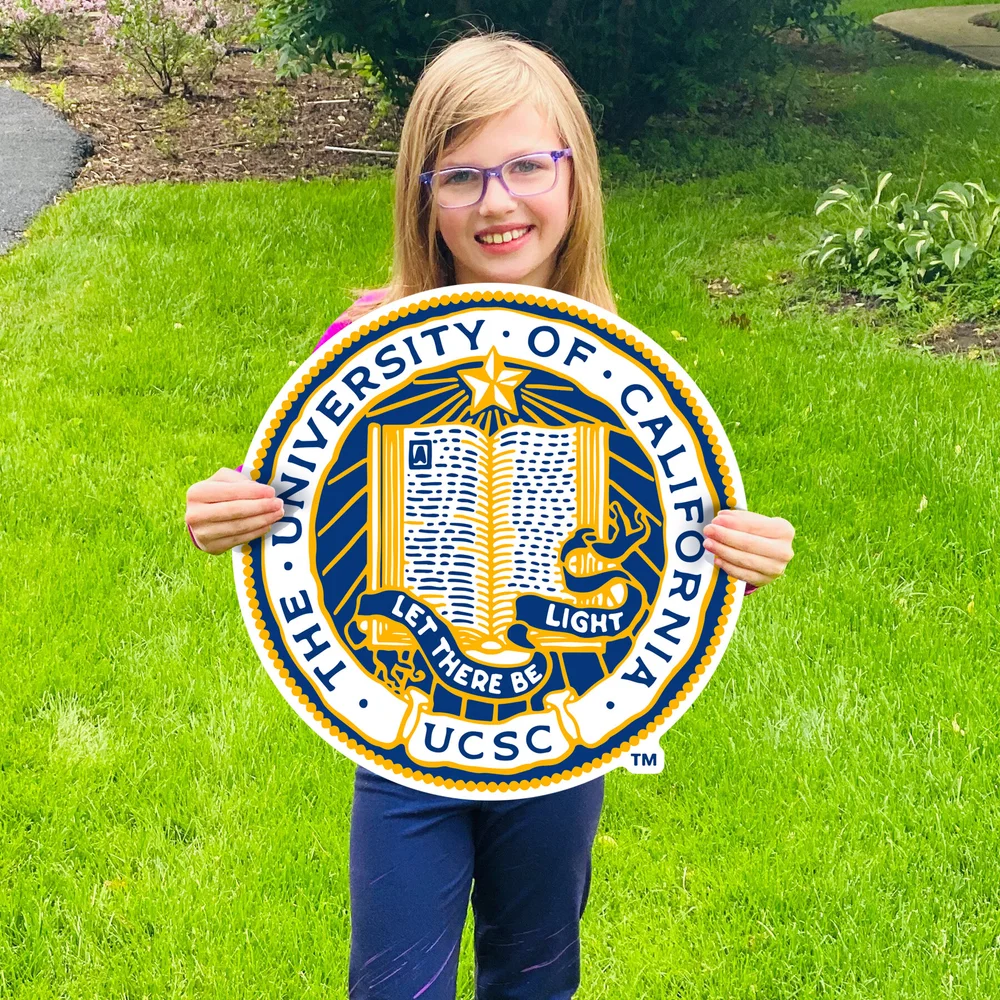 University Of California Santa Cruz Seal Lawn Sign — Custom Lawn Sign