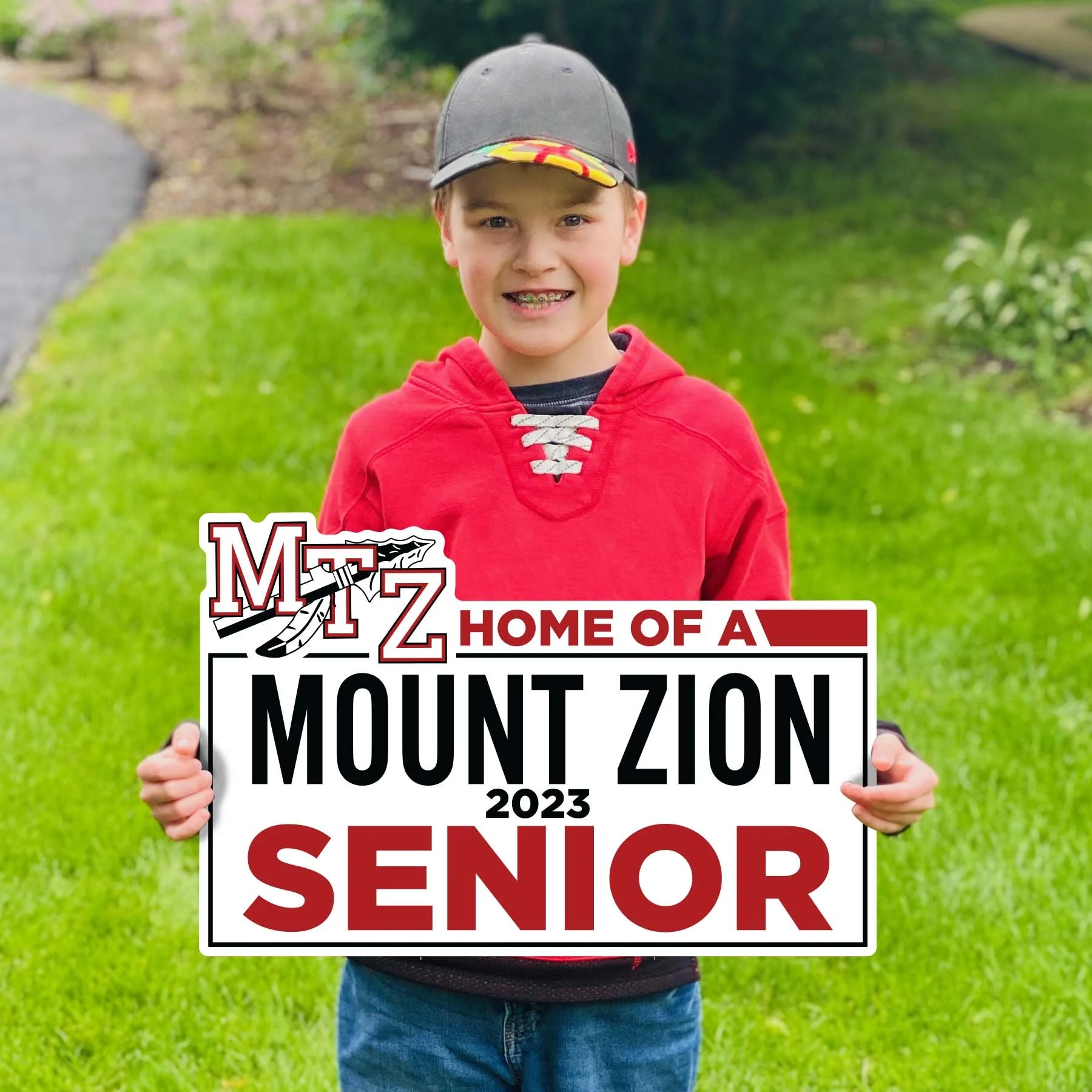Mount Zion High School — Custom Lawn Sign