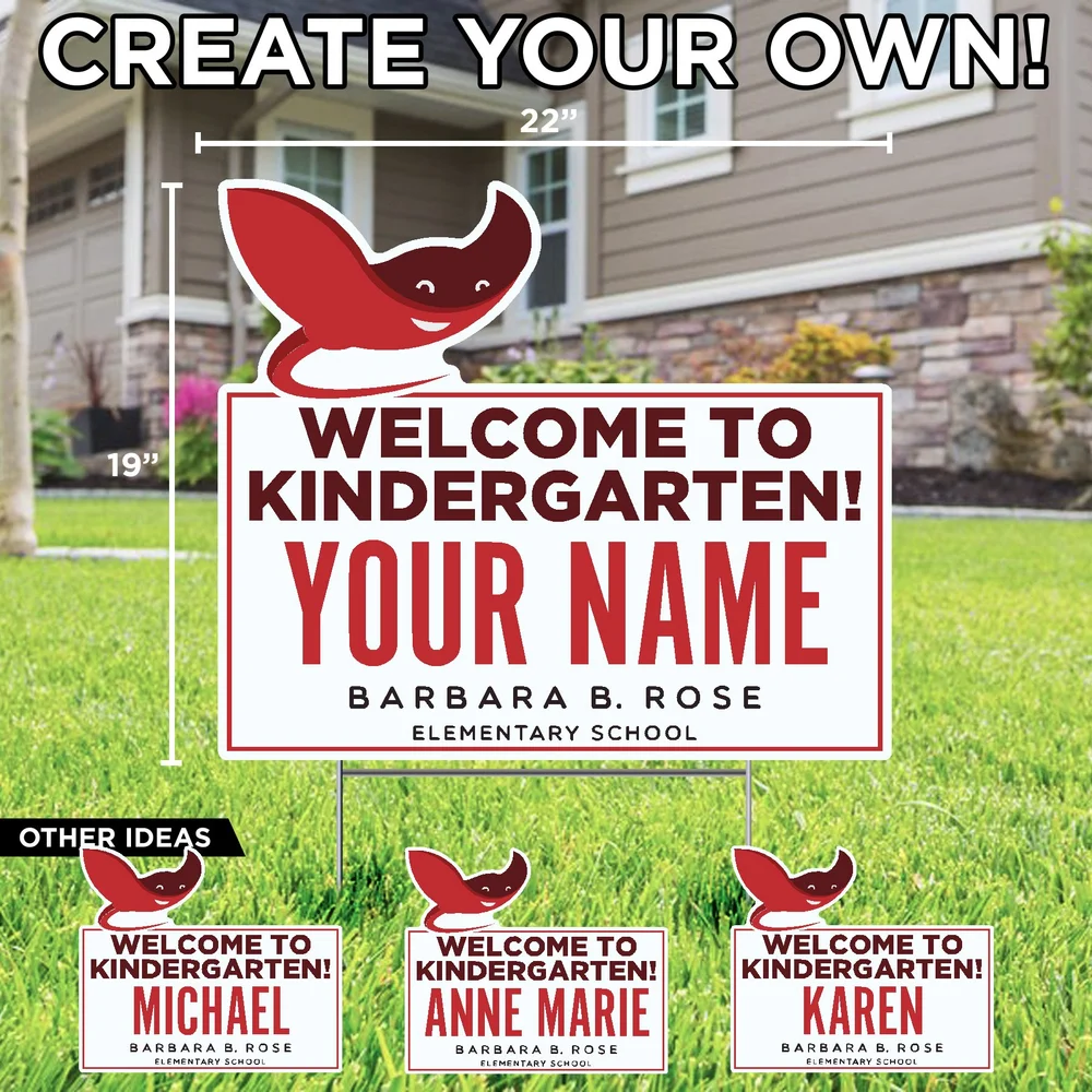 Welcome To Kindergarten Sign