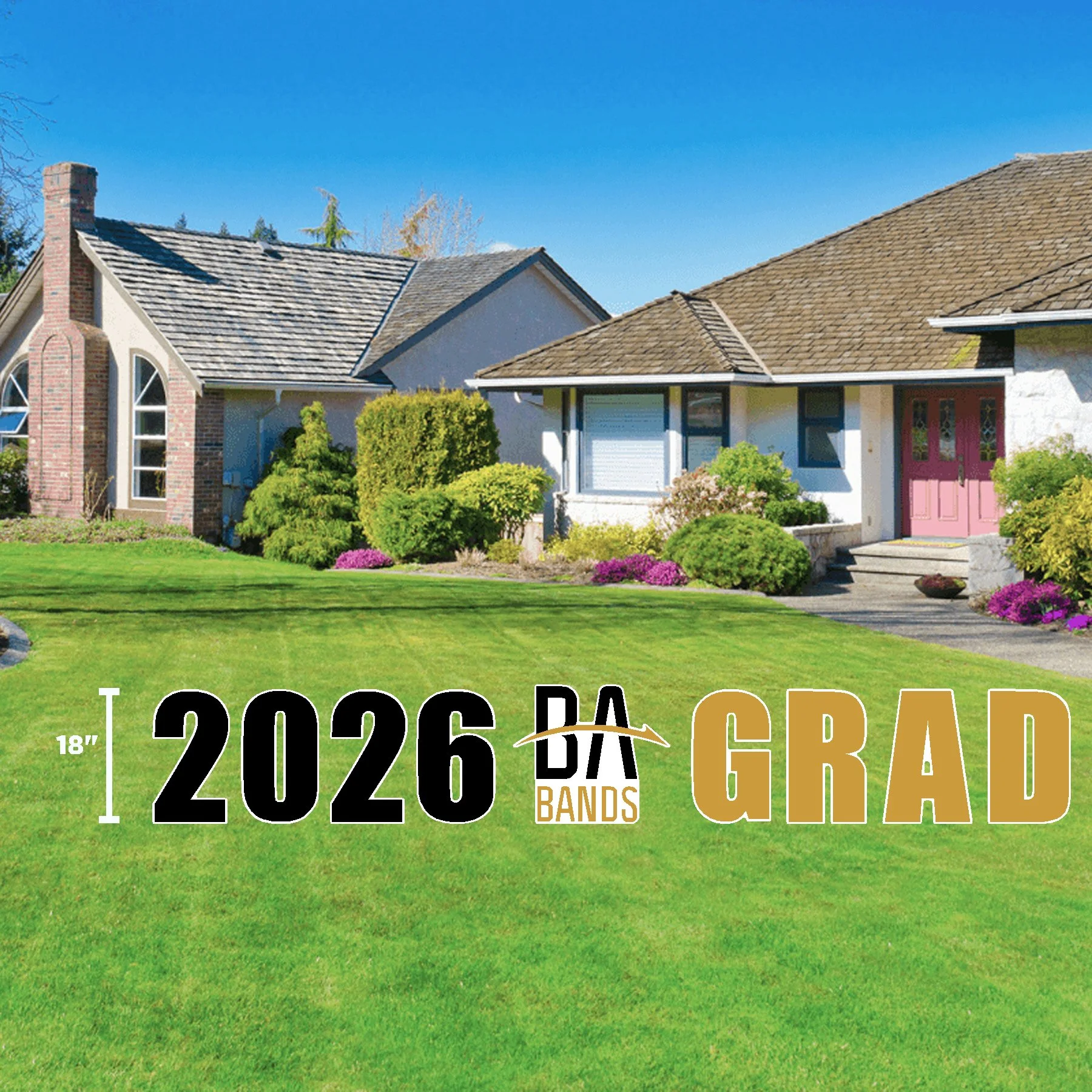 2026 BROKEN ARROW BAND GRAD LAWN DISPLAY