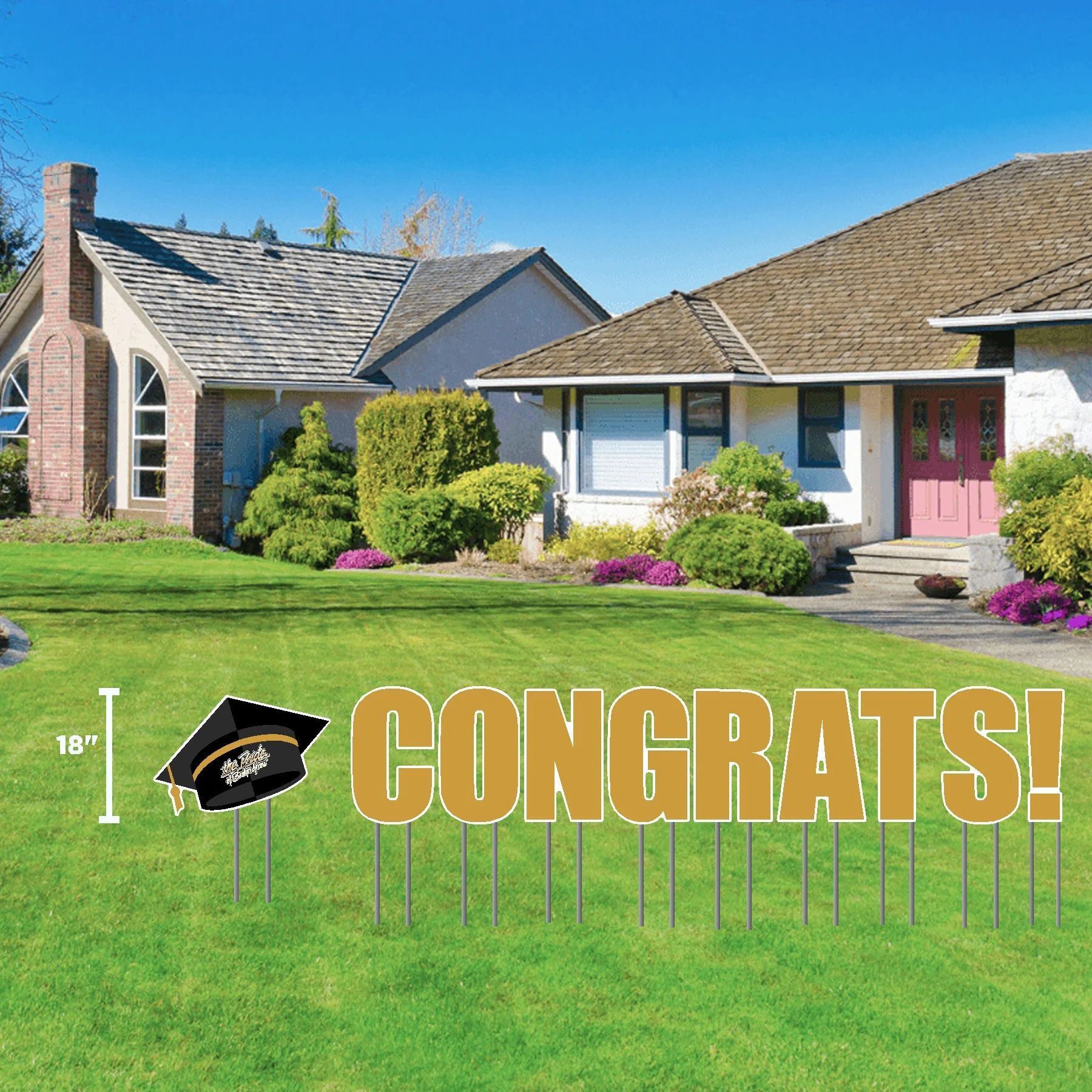 THE PRIDE OF BROKEN ARROW CONGRATS! LAWN DISPLAY