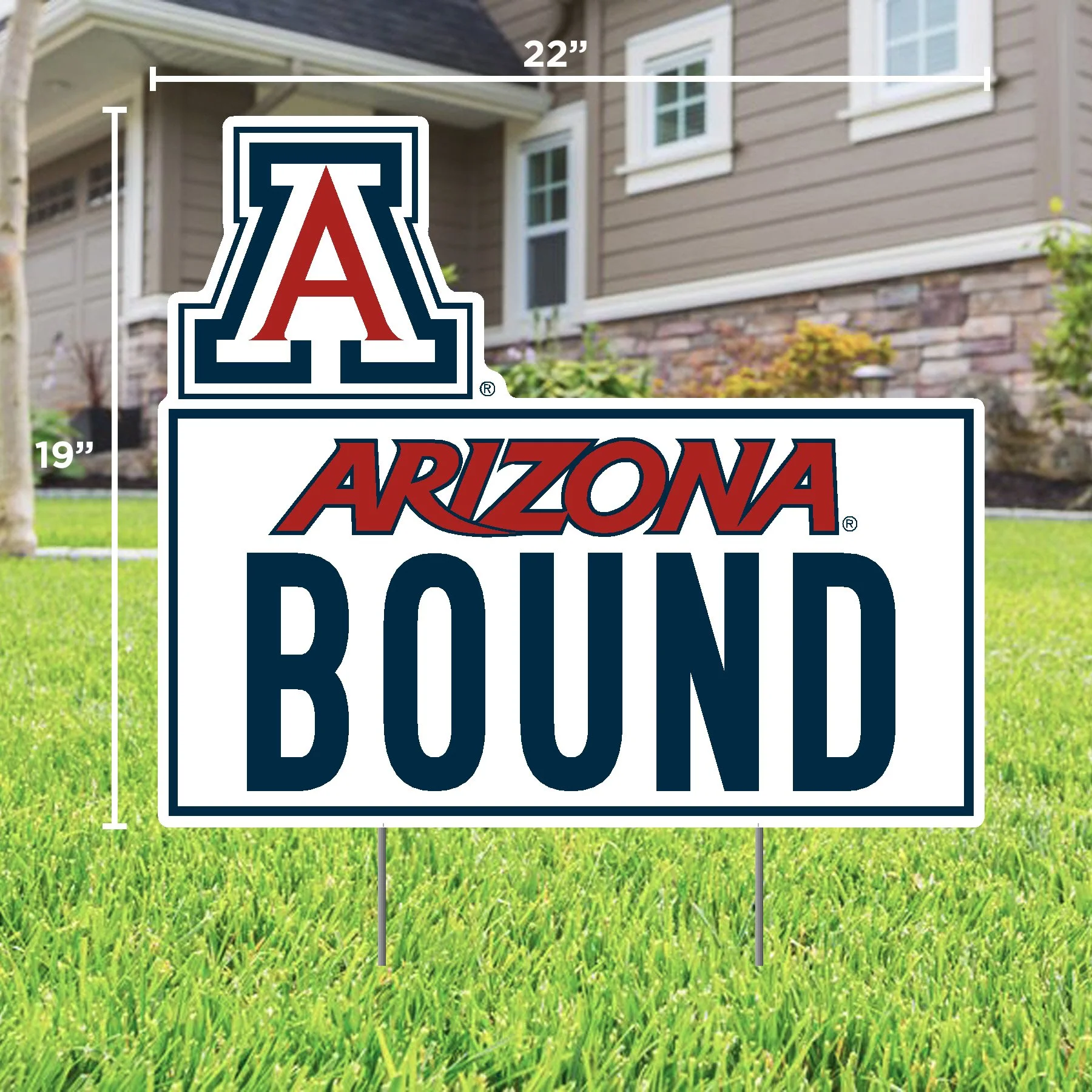 The University of Arizona Bound Lawn Sign