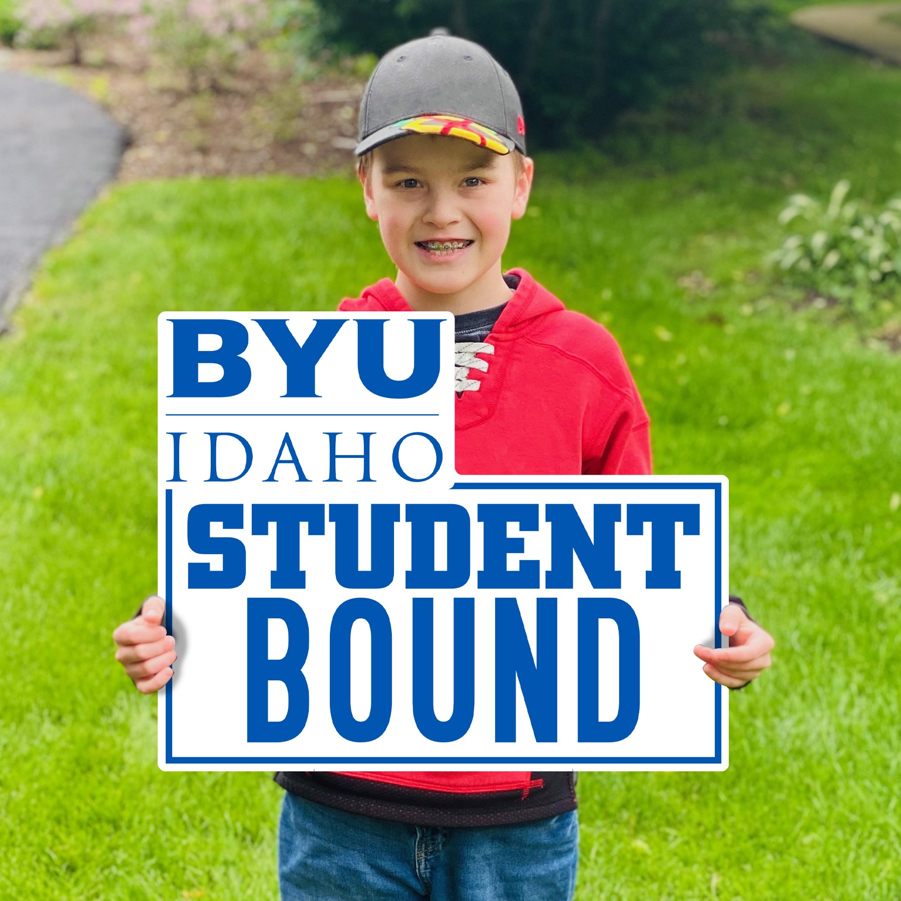 BYU IDAHO STUDENT BOUND LAWN SIGN