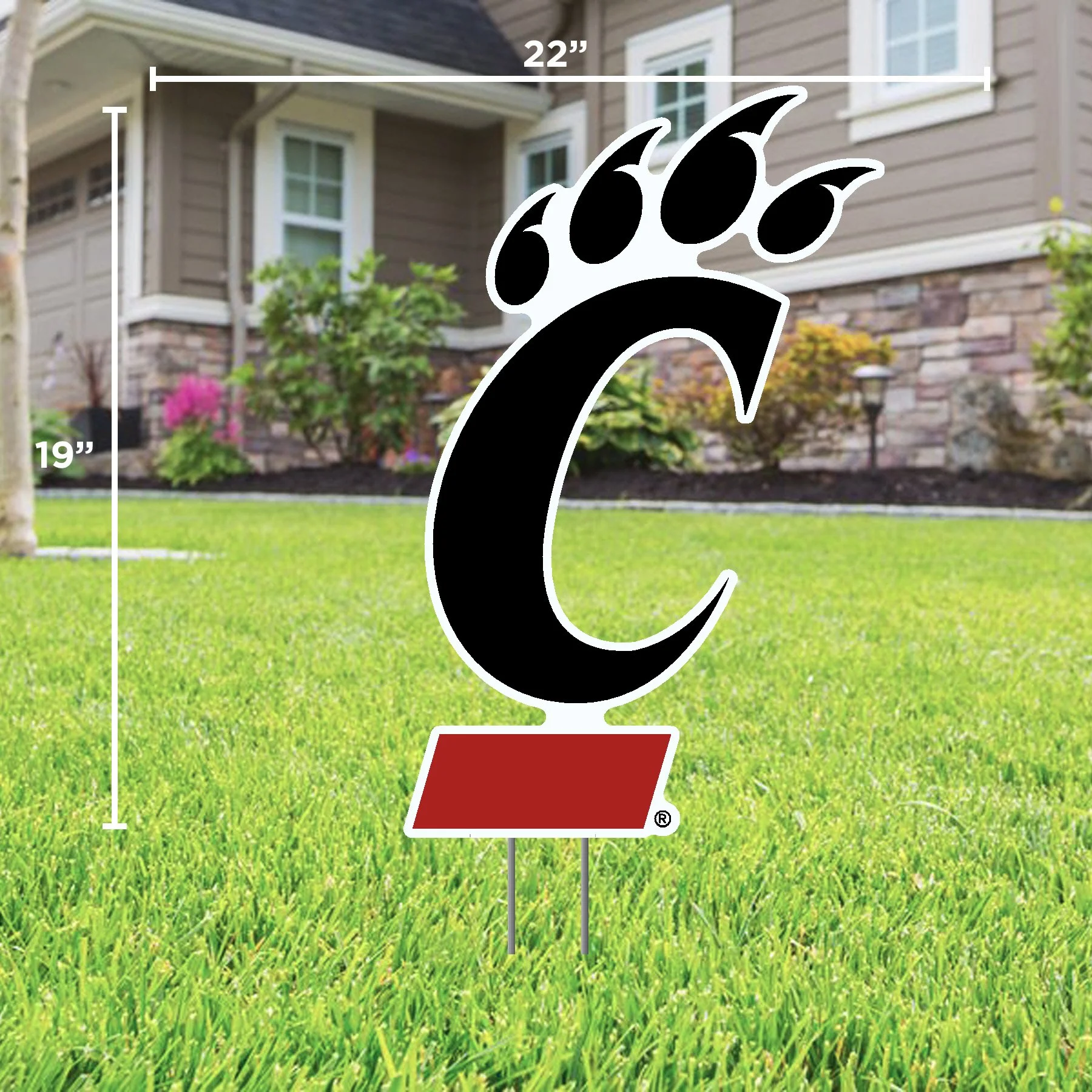 Cincinnati C Paw Sign
