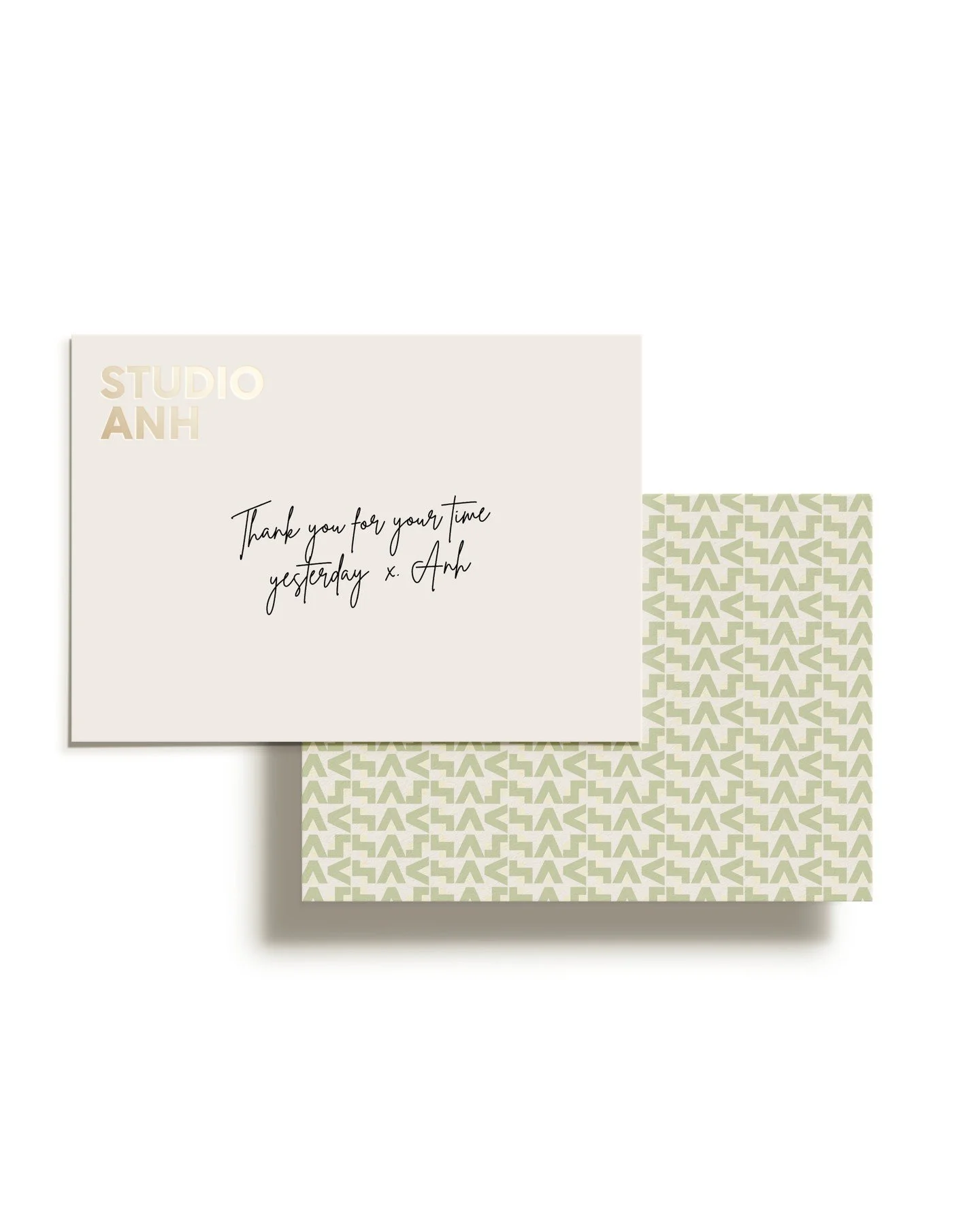 Pattern takes center stage in the Studio Anh monogram - a rhythmic interplay of geometry and negative space that speaks before a single word is said.⁠
⁠
A brand system designed to be both grounded and graceful, reflecting Anh&rsquo;s considered appro