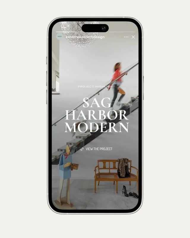 The stories we tell. ⁠
⁠
As @kristenelizabethdesign's ongoing creative partner, we've built a digital presence designed for evolution, not just execution. Through social-first visuals and a strong point of view, Kristen's social channels reflect the 