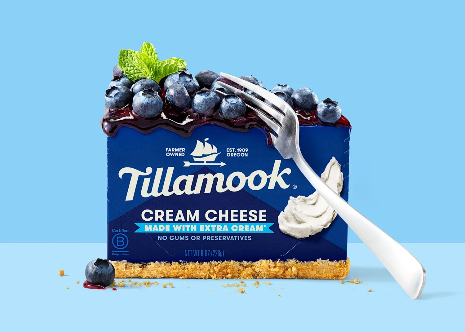Tillamook cream cheese cake preparation