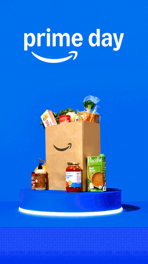Amazon Fresh delivery bag stop-motion