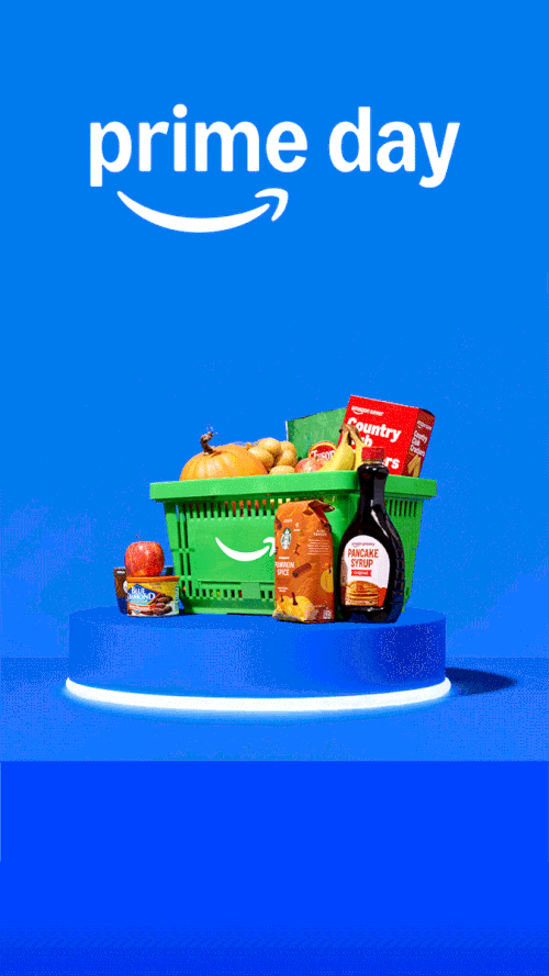 Amazon Fresh basket stop-motion