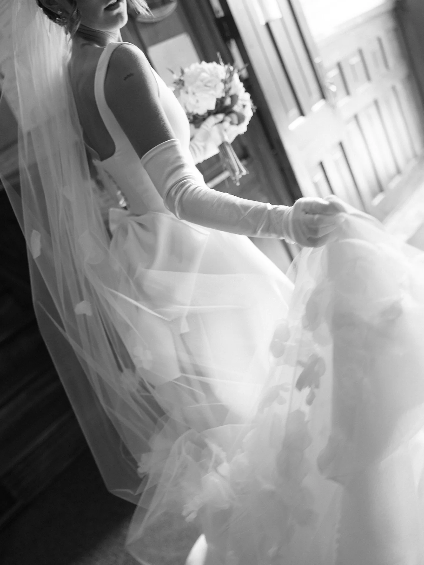 clare and jonathan on their wedding day, in black and white 💌

&bull;

chicago wedding photographer, orlando wedding photographer, florida wedding photographer, central florida wedding photographer