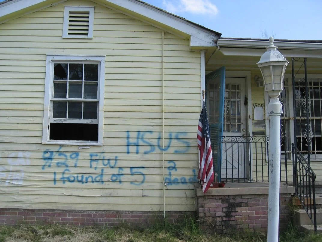 “A month after the flood.” photo credit: John Biguenet.